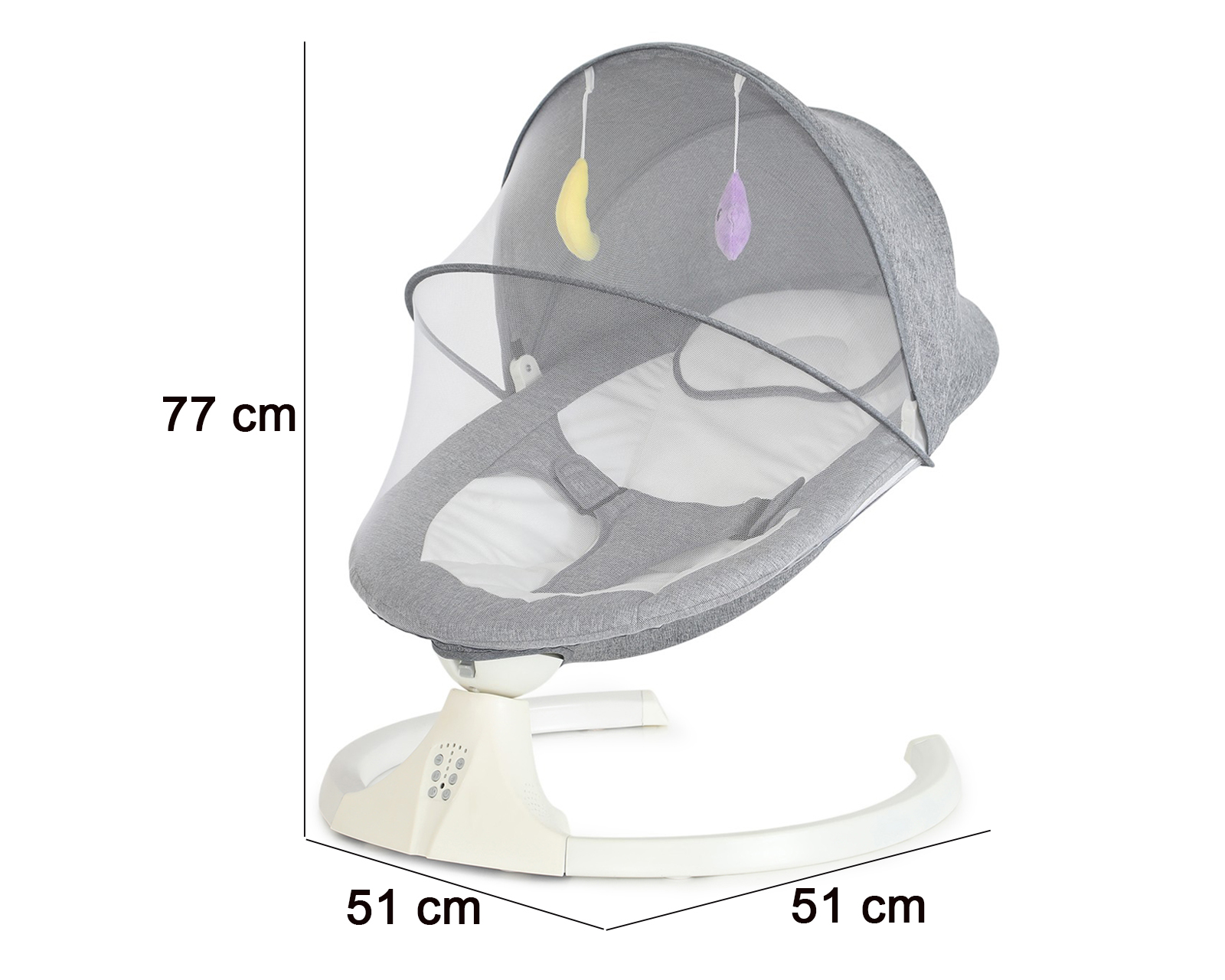 Foto 8 pulgar | Foto 7 | Bouncer Baby Colors Gris