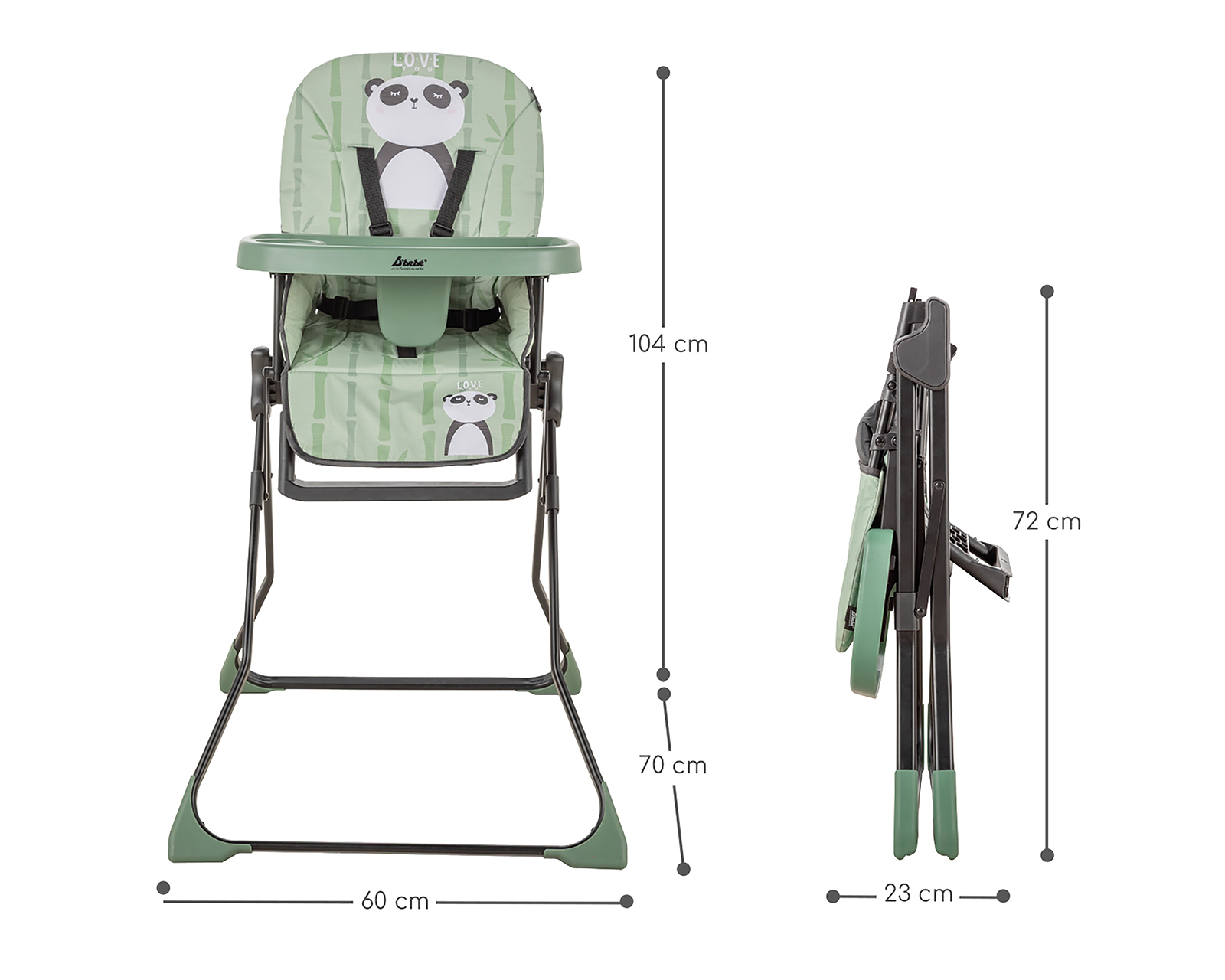 Foto 7 | Foto 7 | Silla Alta D'Bebé Primi Verde