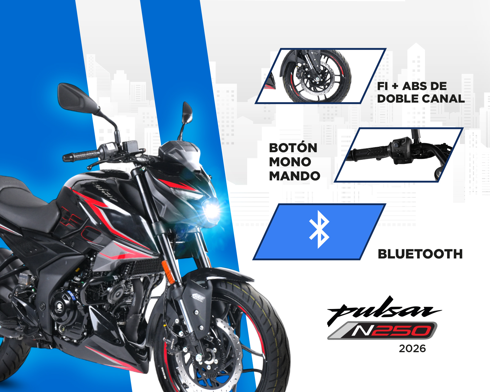 Foto 6 | Foto 6 | Motocicleta Bajaj Pulsar N 250 cc UG 2026