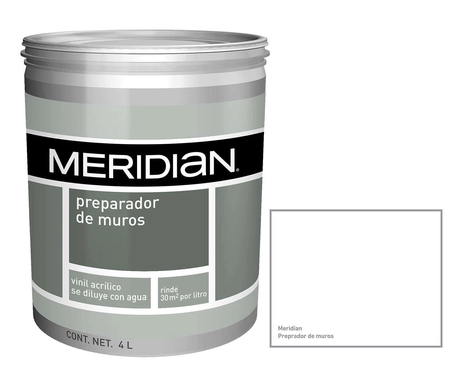 Foto 2 | Foto 2 | Preparador de Muros Acrílico Blanco Meridian 4 L