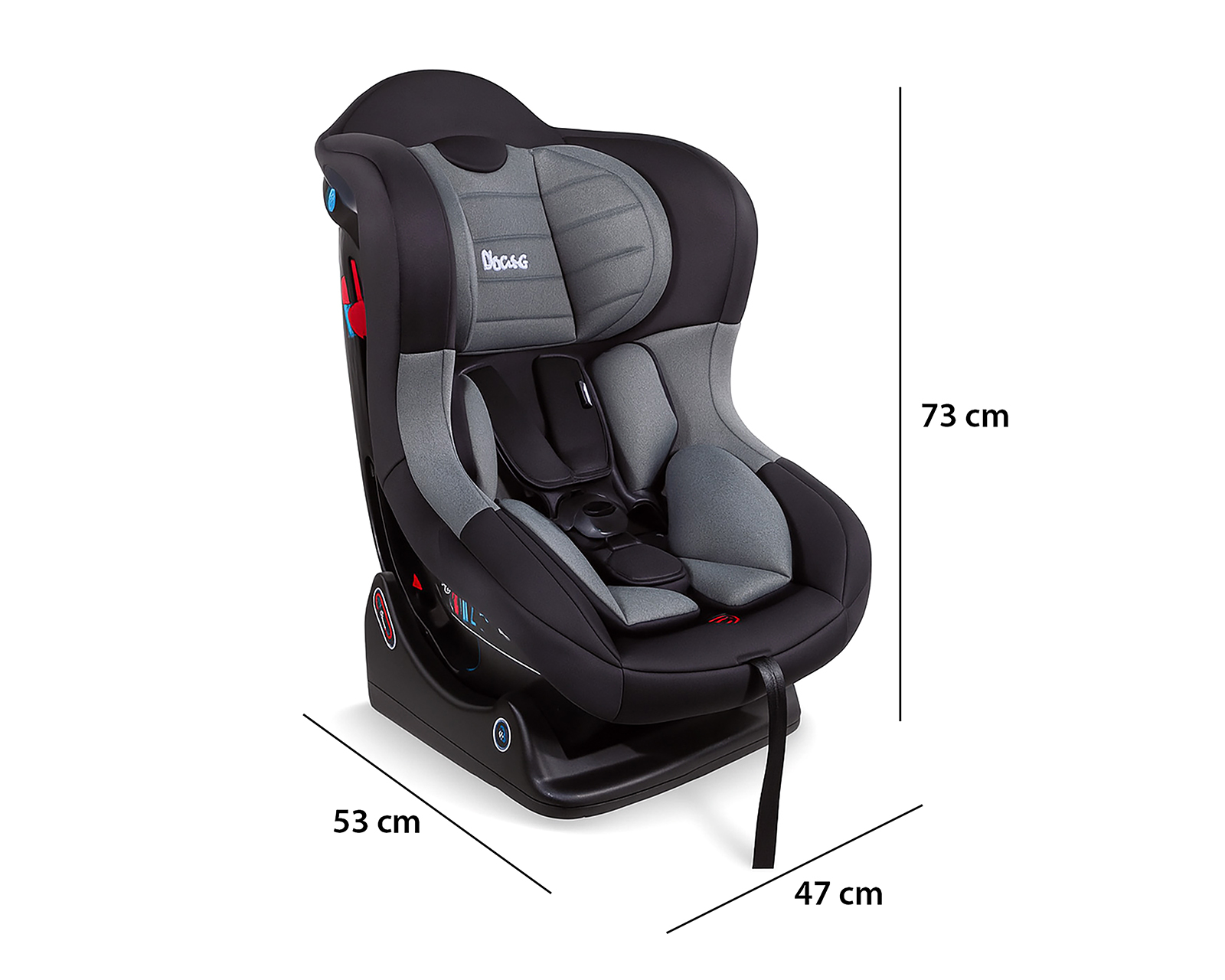 Foto 7 | Foto 7 | Autoasiento D'Bebé Go Etapa 2 con 5 Puntos de Sujeción