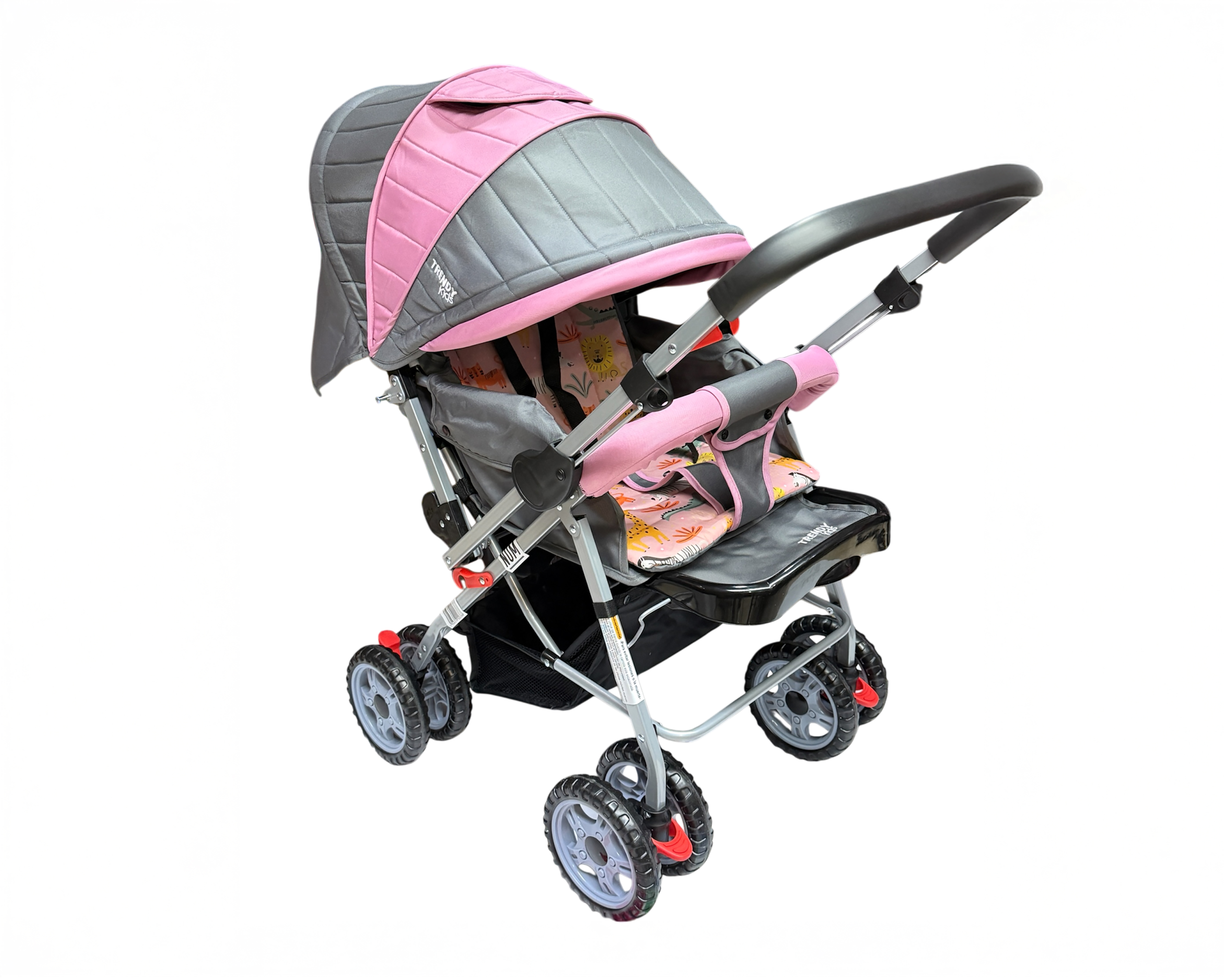 Foto 4 pulgar | Foto 3 | Carriola Trendy Kids Sonic Pink Multicolor