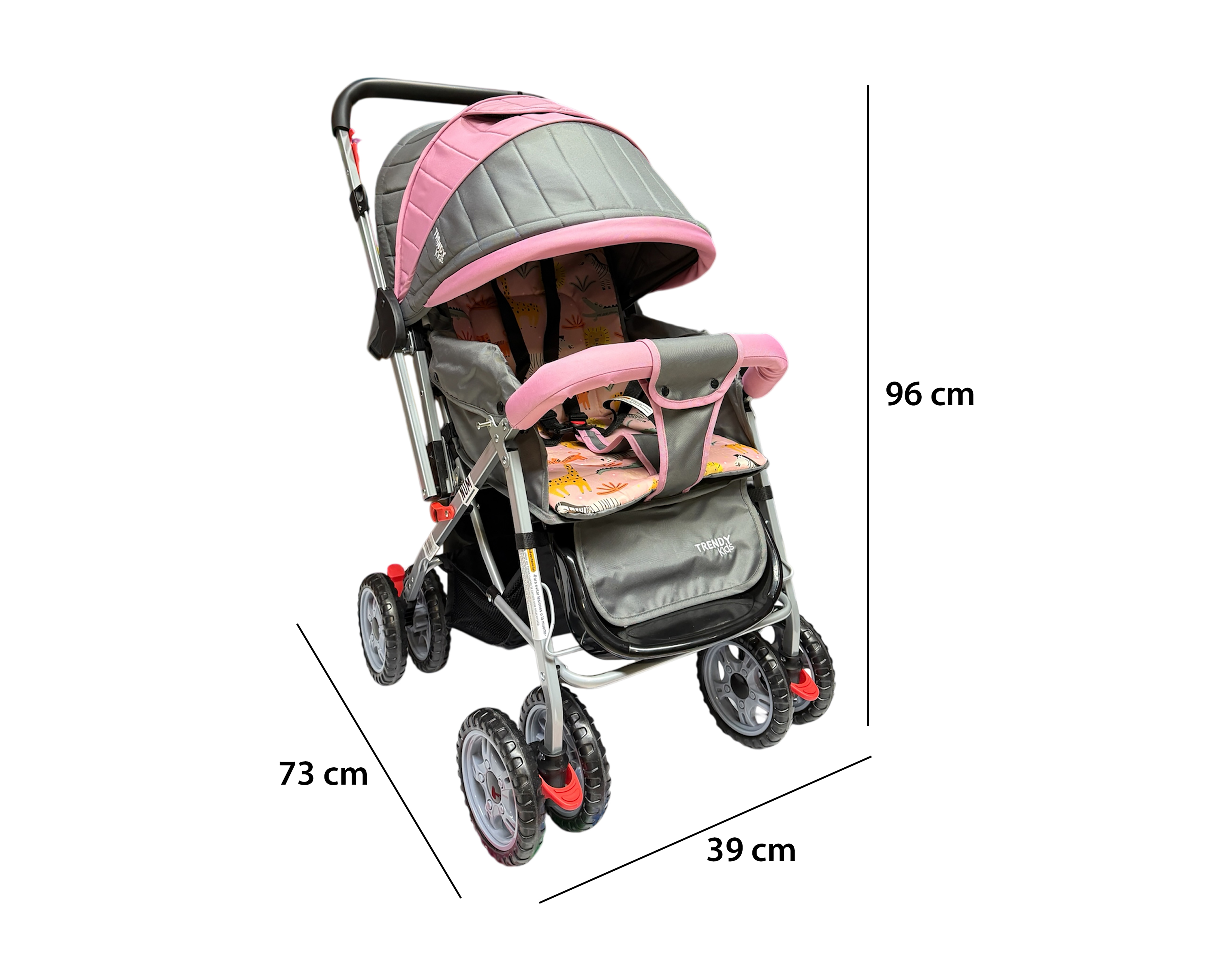 Foto 5 | Foto 5 | Carriola Trendy Kids Sonic Pink Multicolor