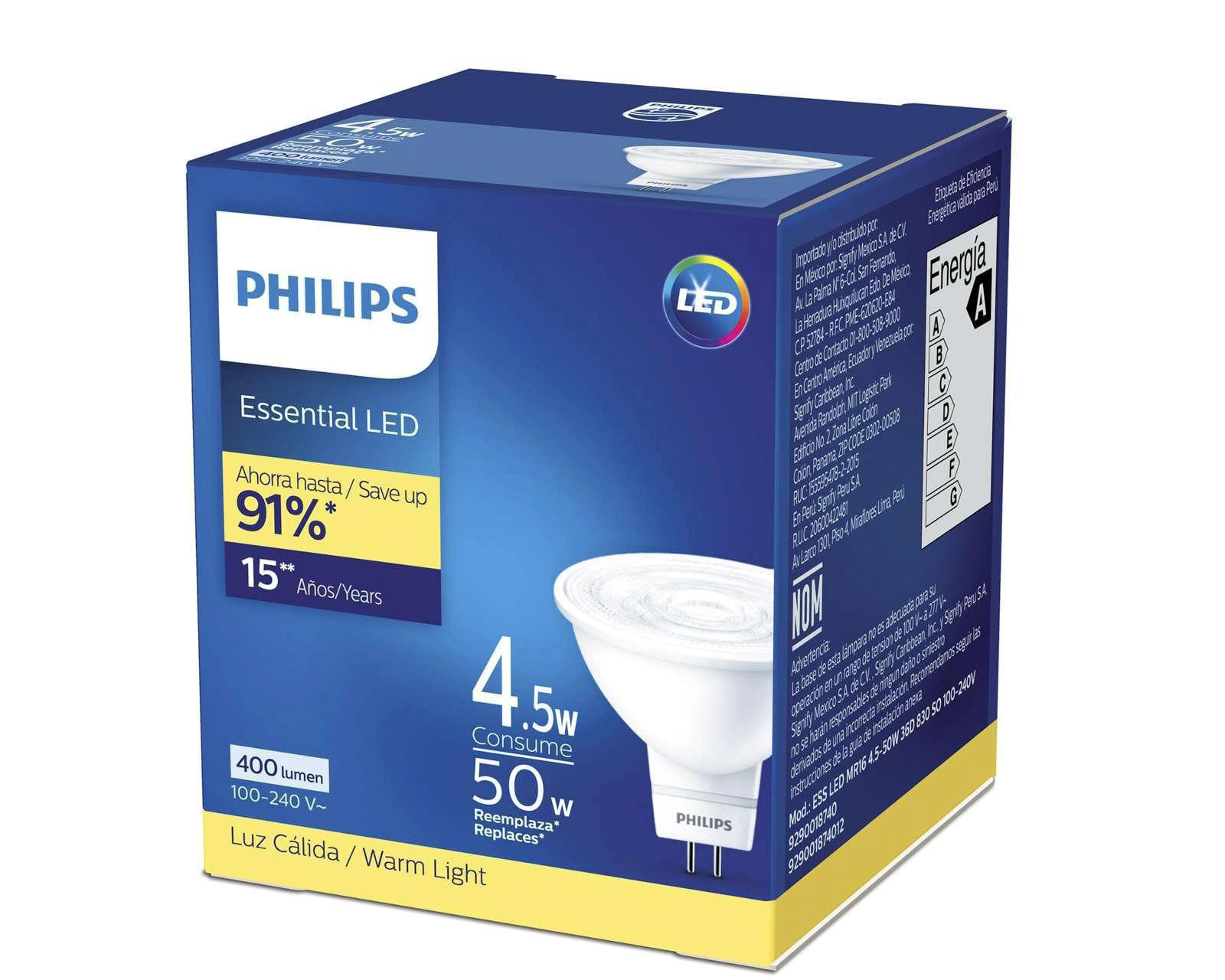 Foto 3 | Foto 3 | Foco LED Philips Spot 4.5 W