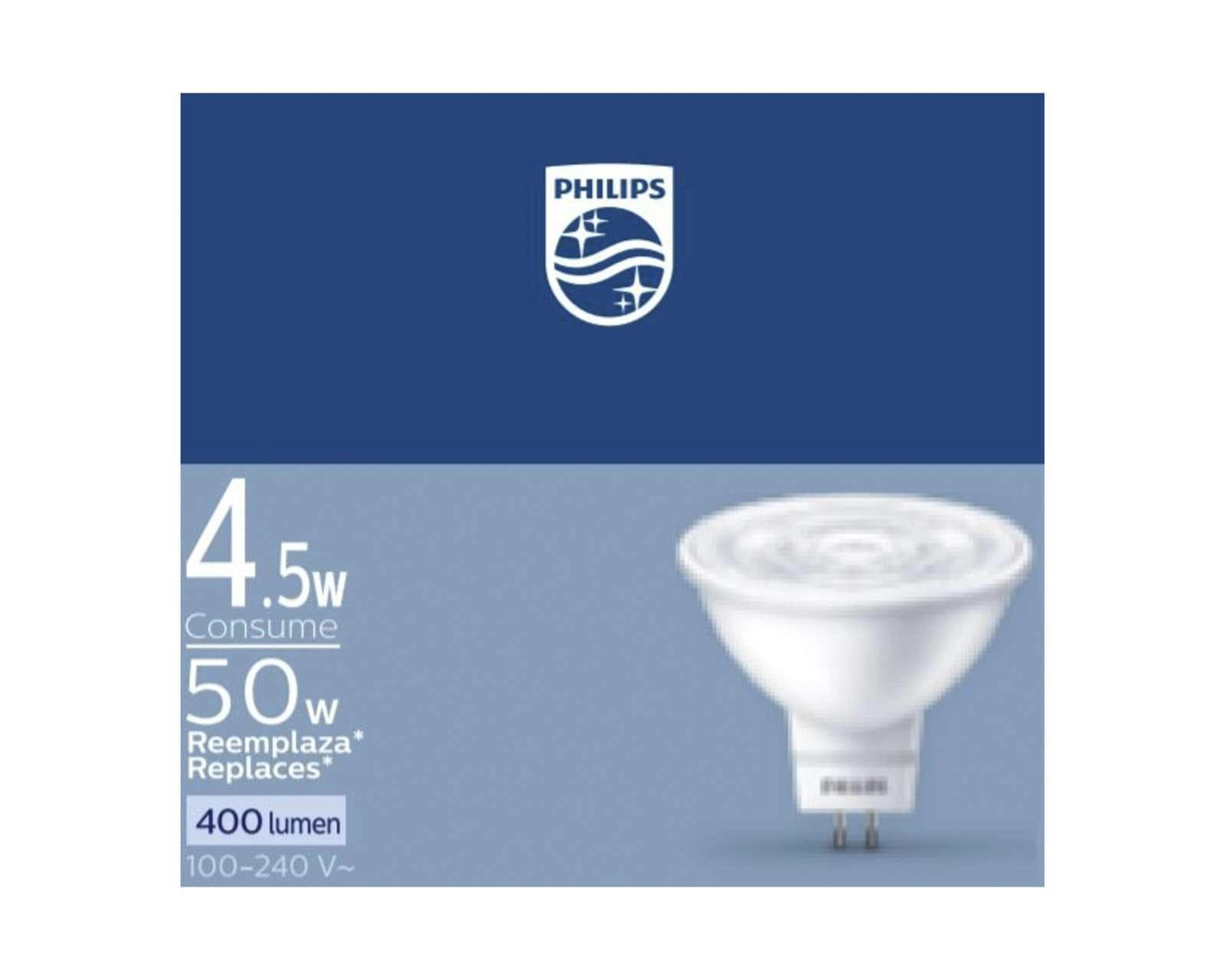 Foto 6 pulgar | Foto 5 | Foco Spot LED Philips 4.5 W Luz Fría