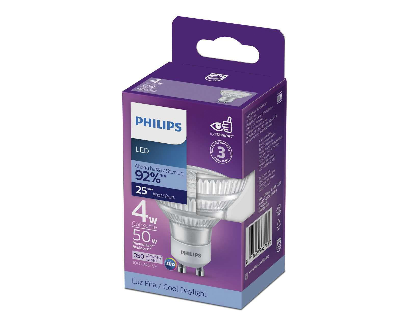 Foto 2 pulgar | Foto 1 | Foco LED Philips 5 W Luz Fría