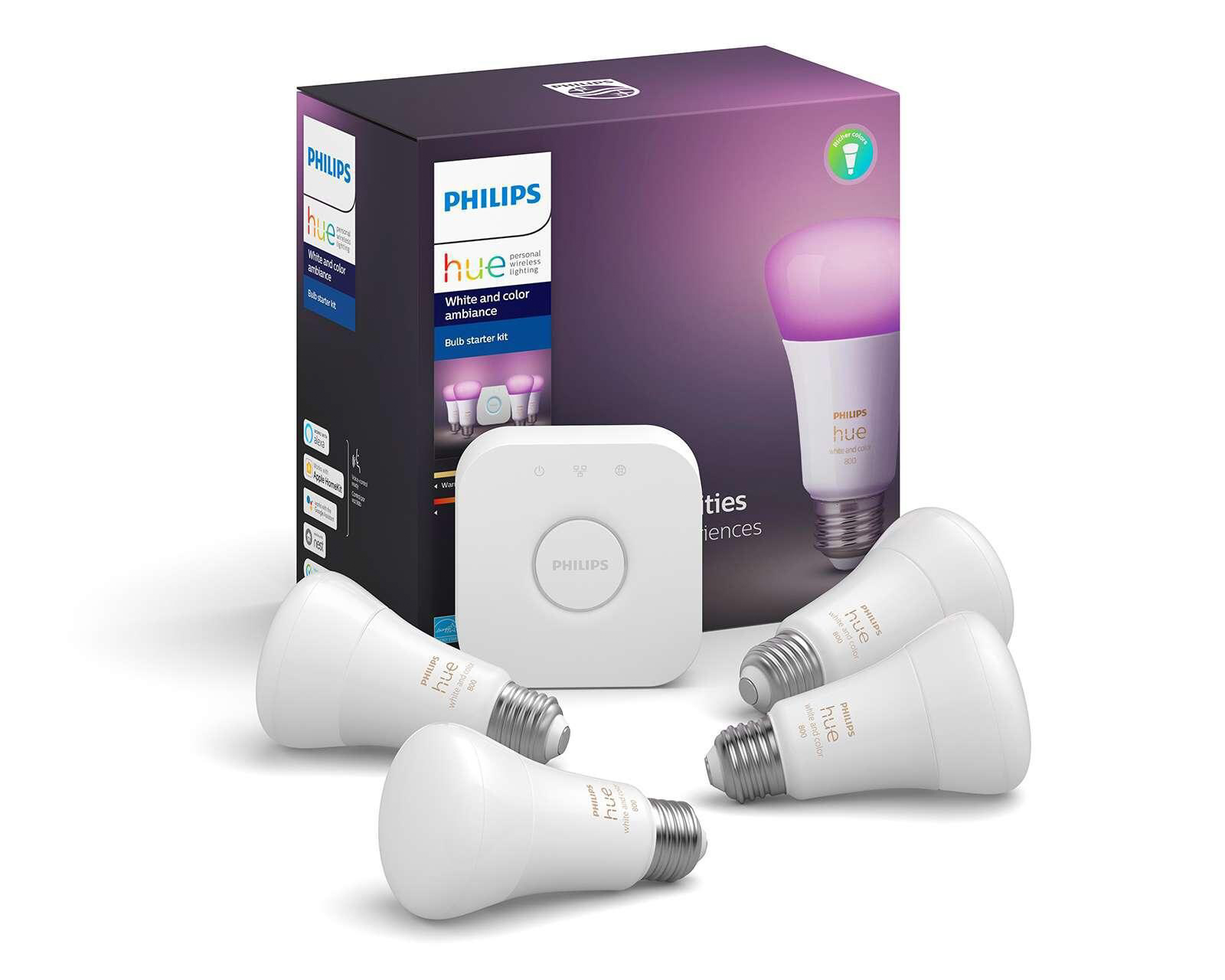 Foto 2 pulgar | Foto 1 | Focos LED Philips Luz Blanca y Color con Bridge Incluido 5 Piezas