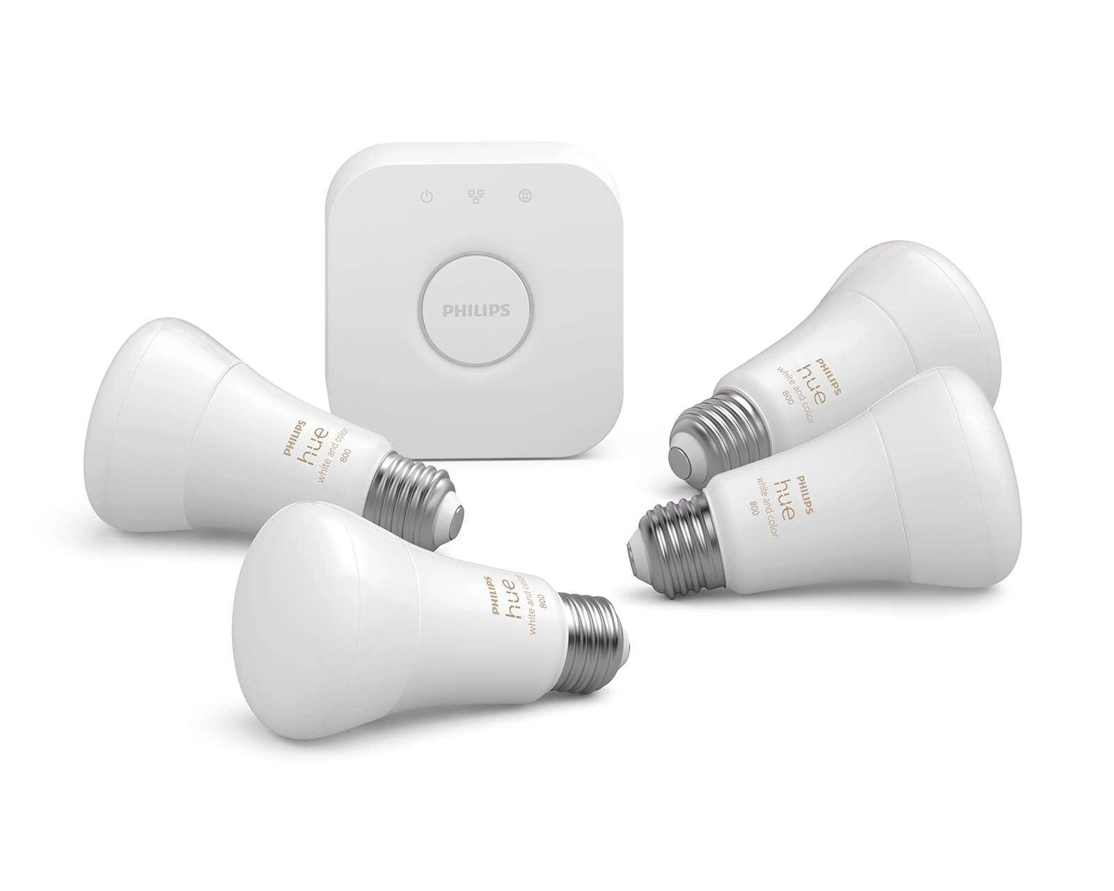Foto 3 pulgar | Foto 2 | Focos LED Philips Luz Blanca y Color con Bridge Incluido 5 Piezas