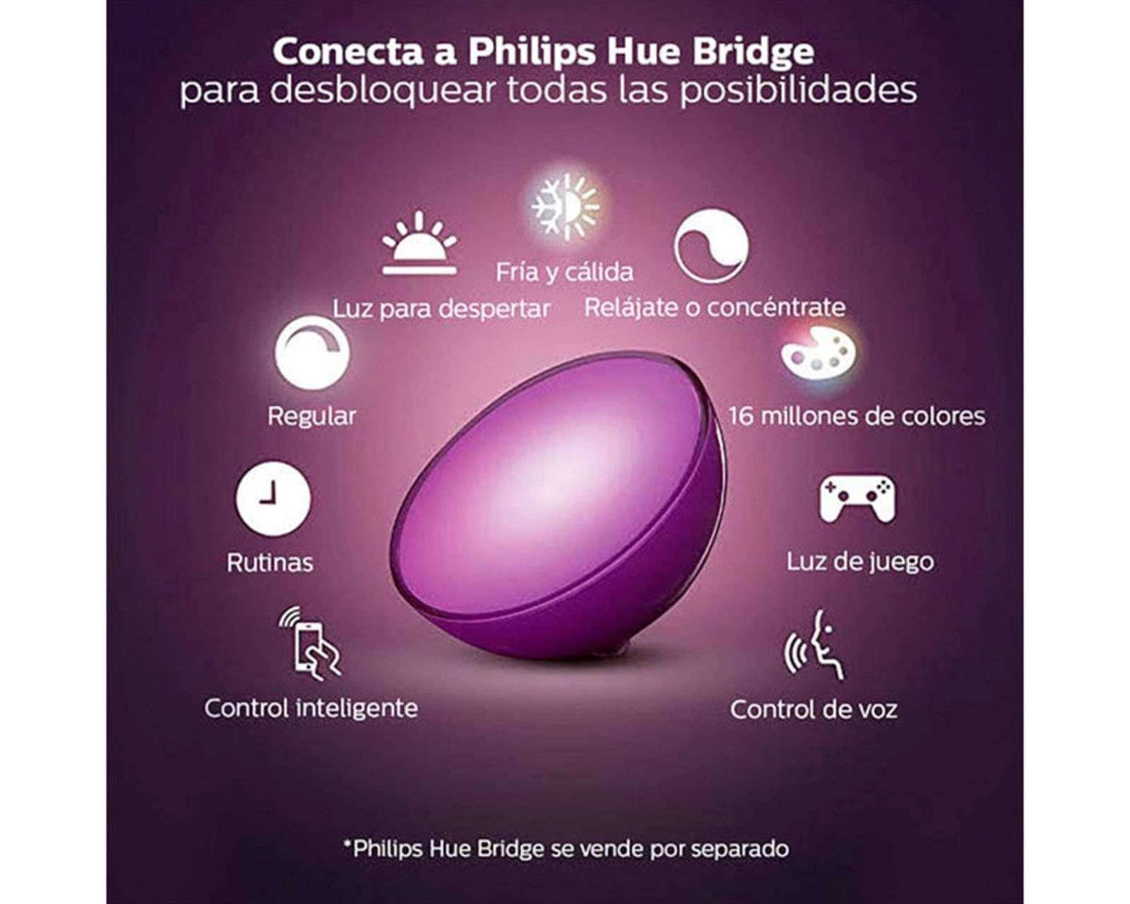 Foto 7 pulgar | Foto 6 | Lámpara Philips Hue Go 6 W Luz Fría-Cálida