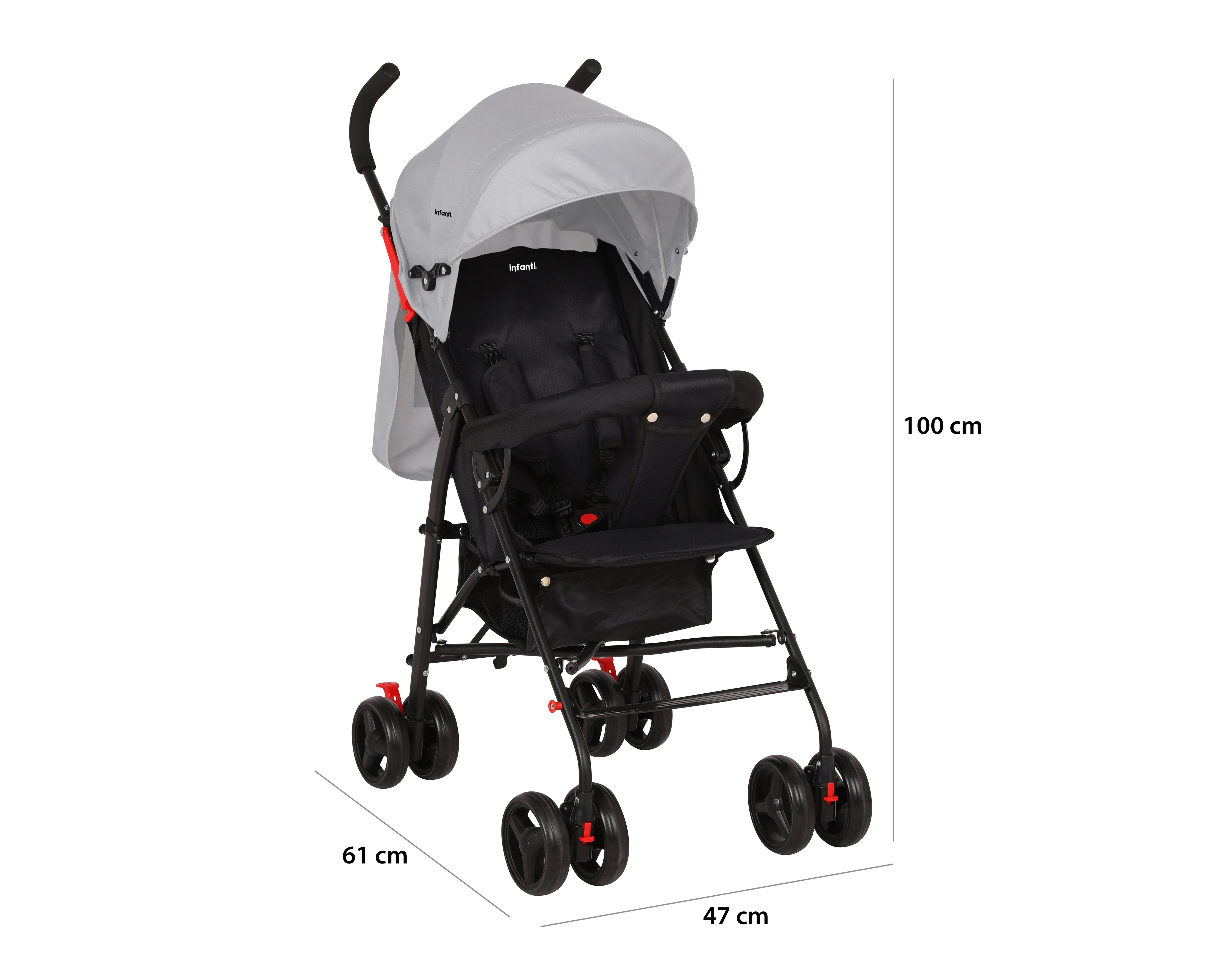 Foto 6 pulgar | Foto 5 | Carriola Infanti 303 Negra