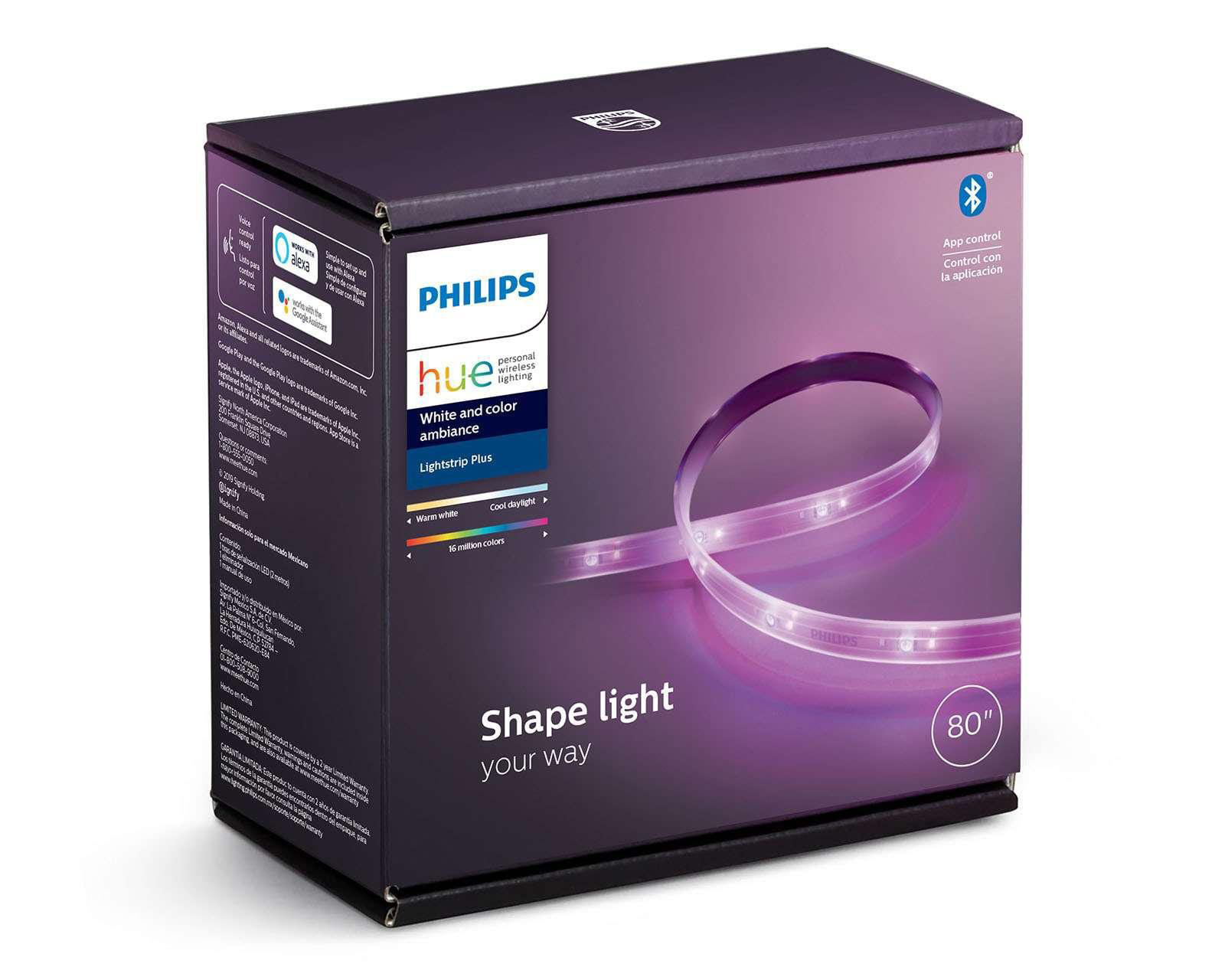 Foto 4 pulgar | Foto 3 | Tira de Luz LED Philips 2 Metros Multicolor