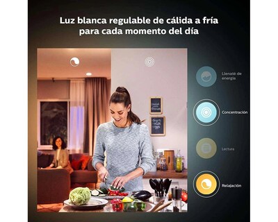 Foto 3 | Foto 3 | Focos LED Philips Hue 7.5 W Luz Fría-Cálida 4 Piezas