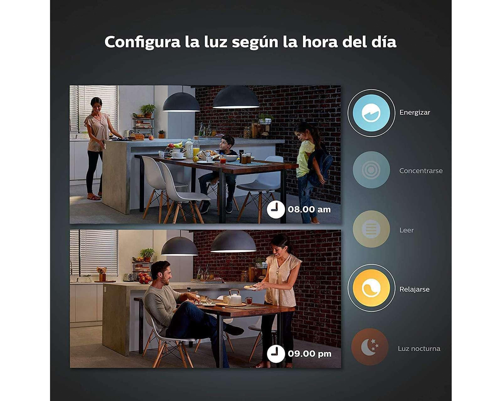Foto 5 | Foto 5 | Focos LED Philips Hue 7.5 W Luz Fría-Cálida 4 Piezas