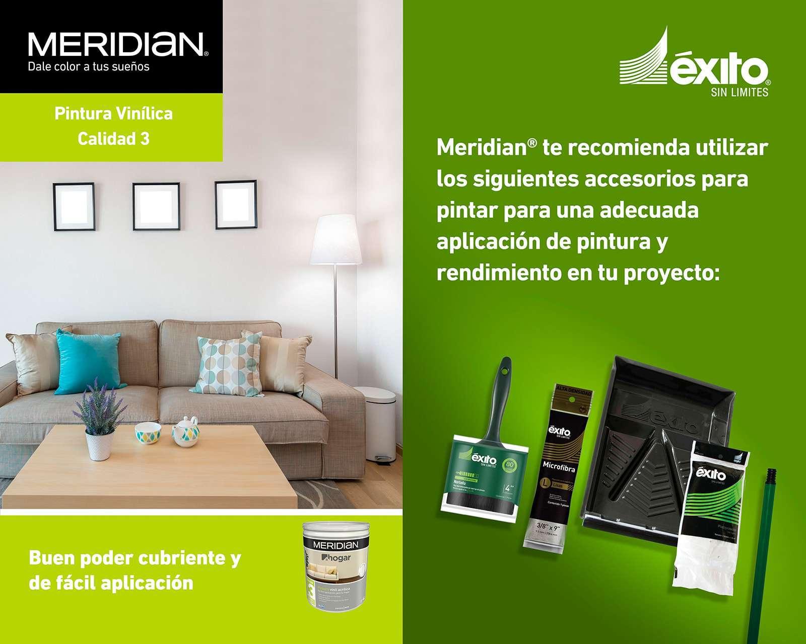 Foto 6 | Foto 6 | Pintura Vinil Acrílica Meridian Blanca 4 Litros