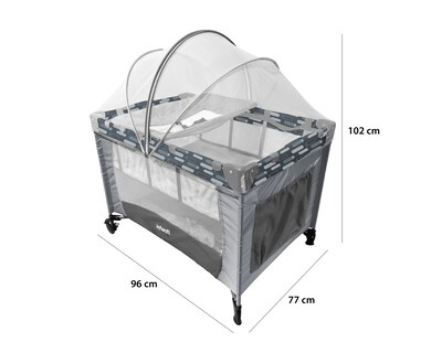 Foto 5 | Foto 5 | Cuna Viajera Infanti Gris