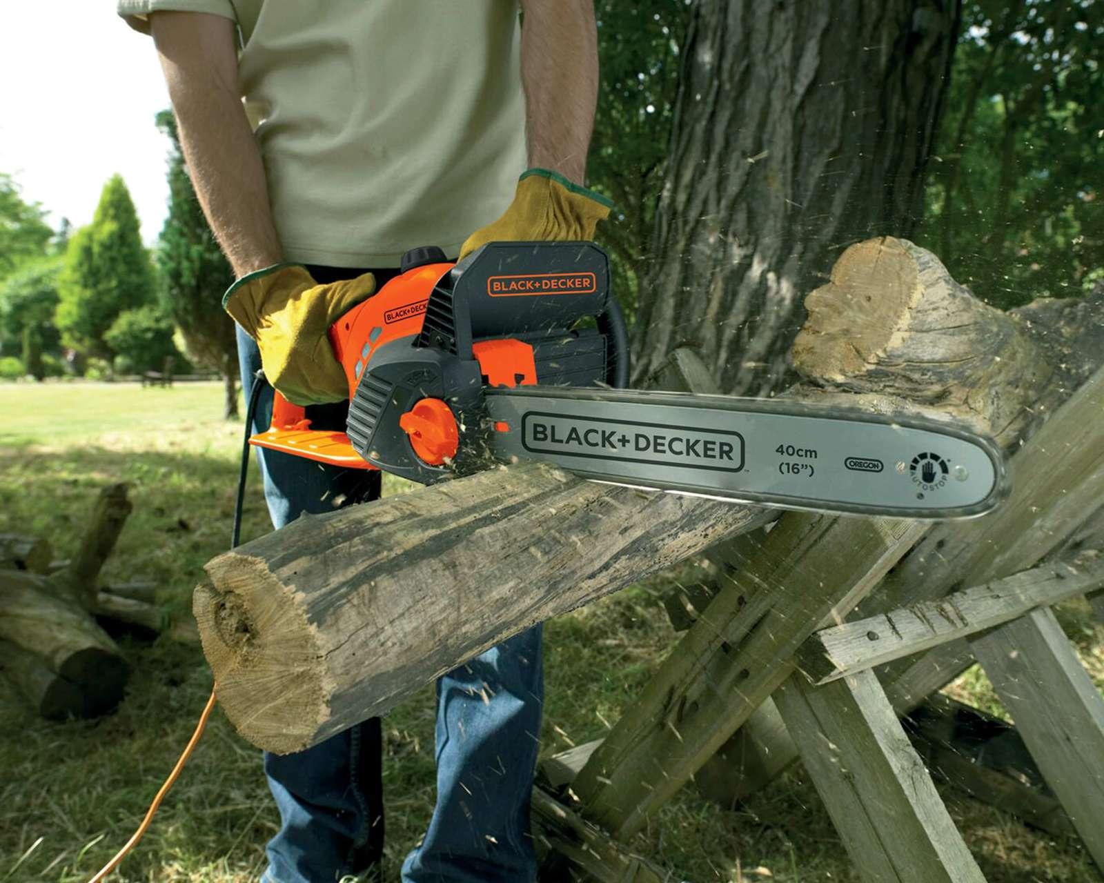 Foto 5 pulgar | Foto 4 | Motosierra Eléctrica Black+Decker 16" 1850 W