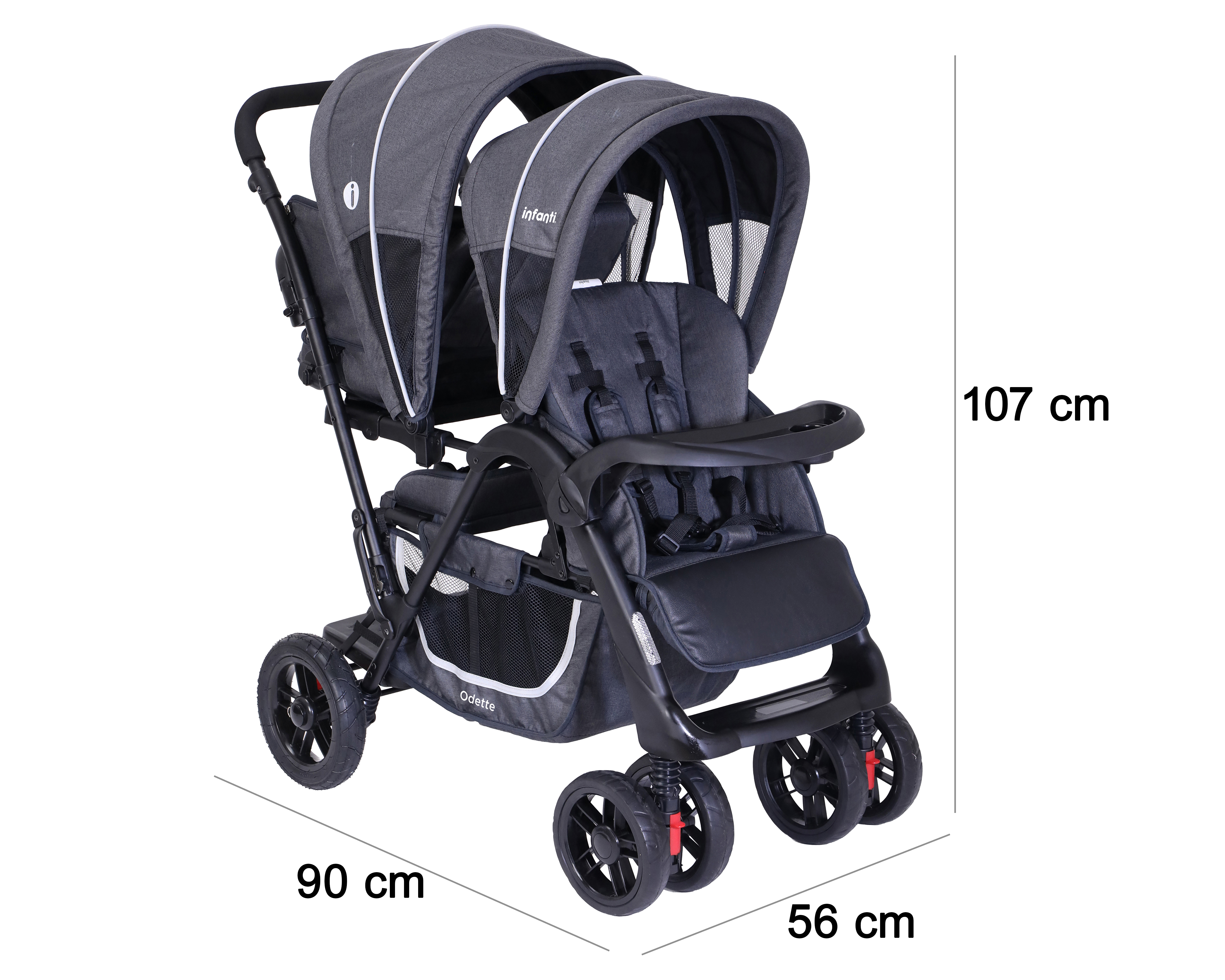 Foto 8 pulgar | Foto 7 | Carriola Infanti Gris