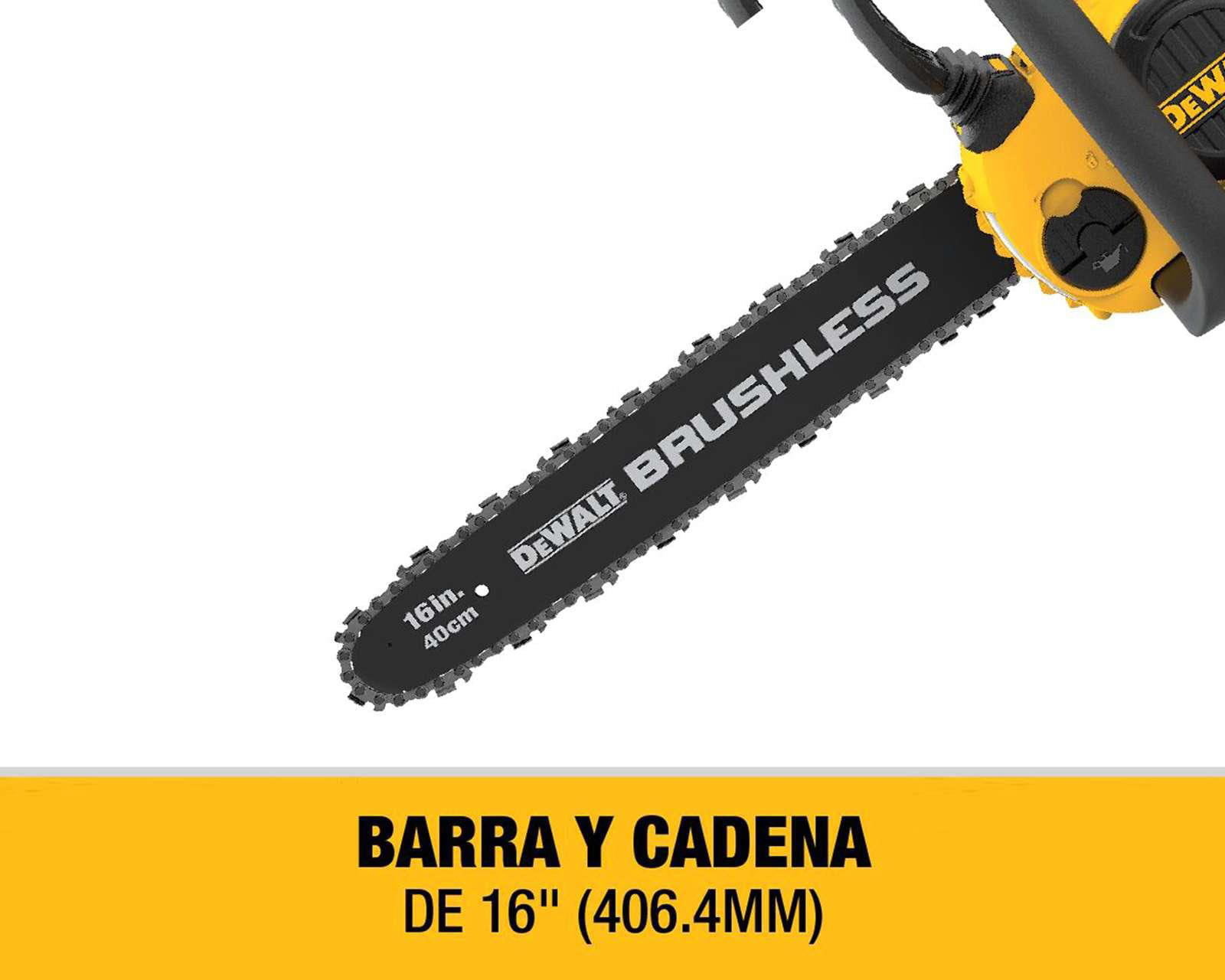 Foto 4 | Foto 4 | Motosierra Eléctrica Dewalt 60 V 16"