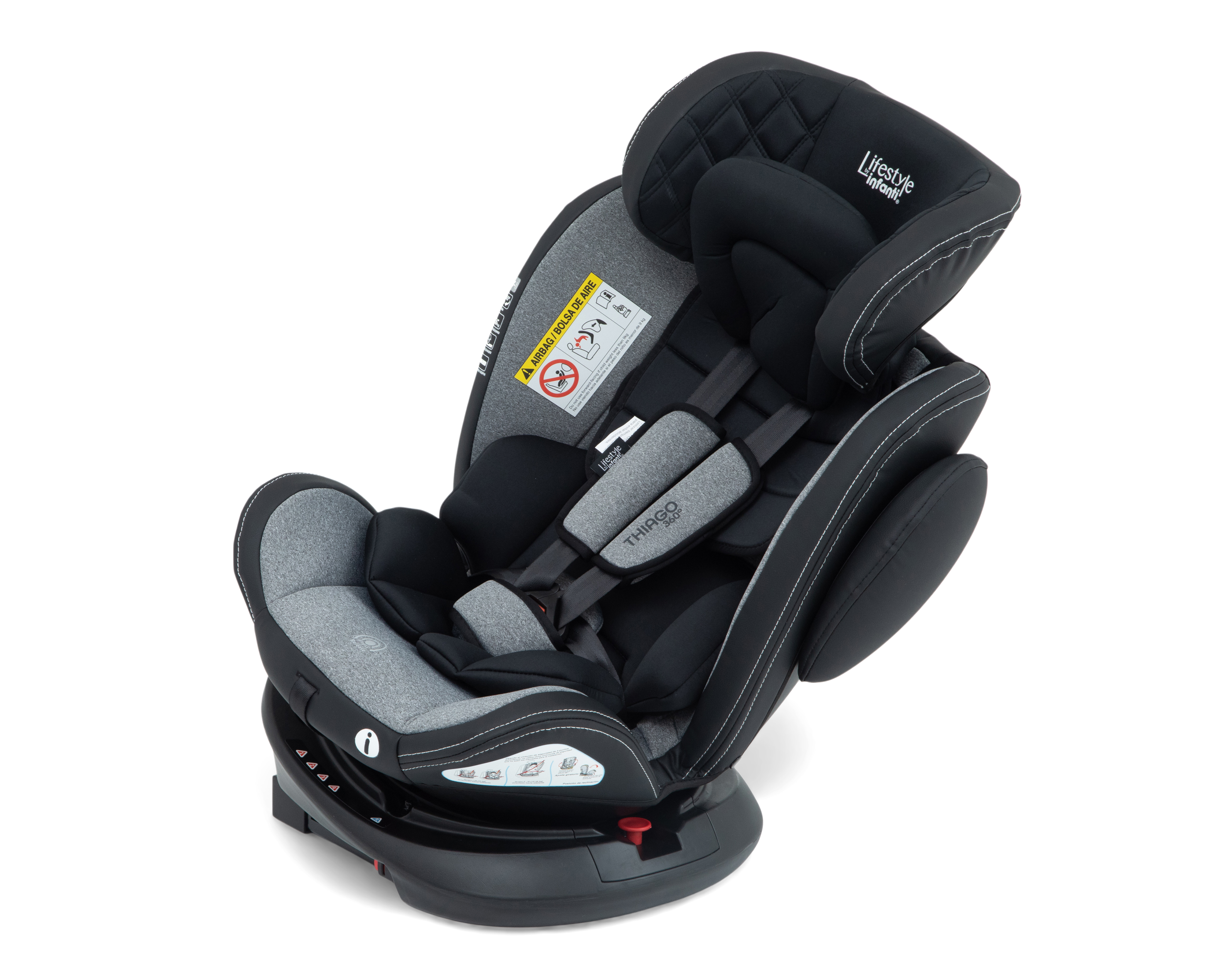 Foto 4 | Foto 4 | Autoasiento Infanti Thiago 360 FR01 Gris