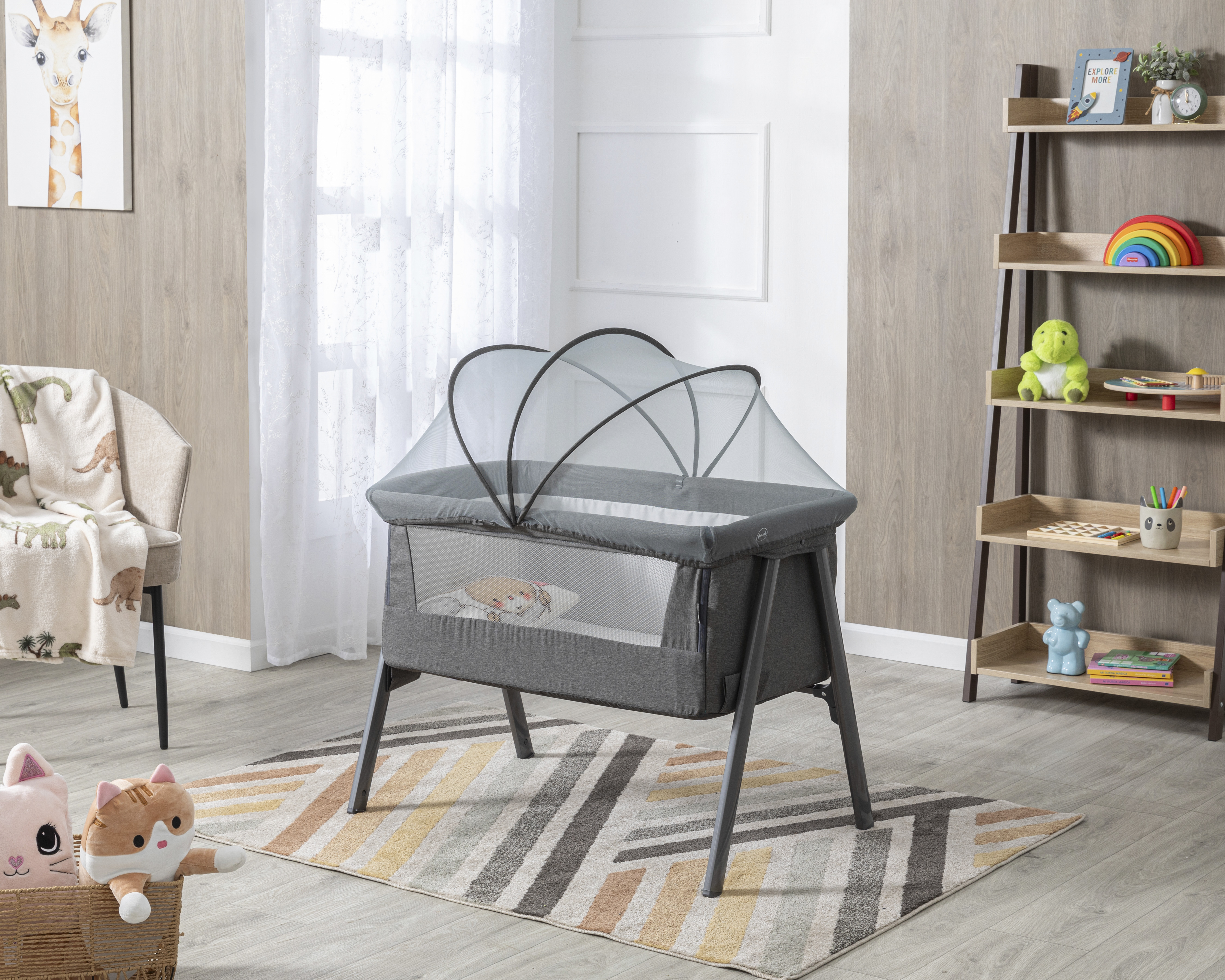 Foto 2 pulgar | Foto 1 | Moisés y Colecho Easy Gris