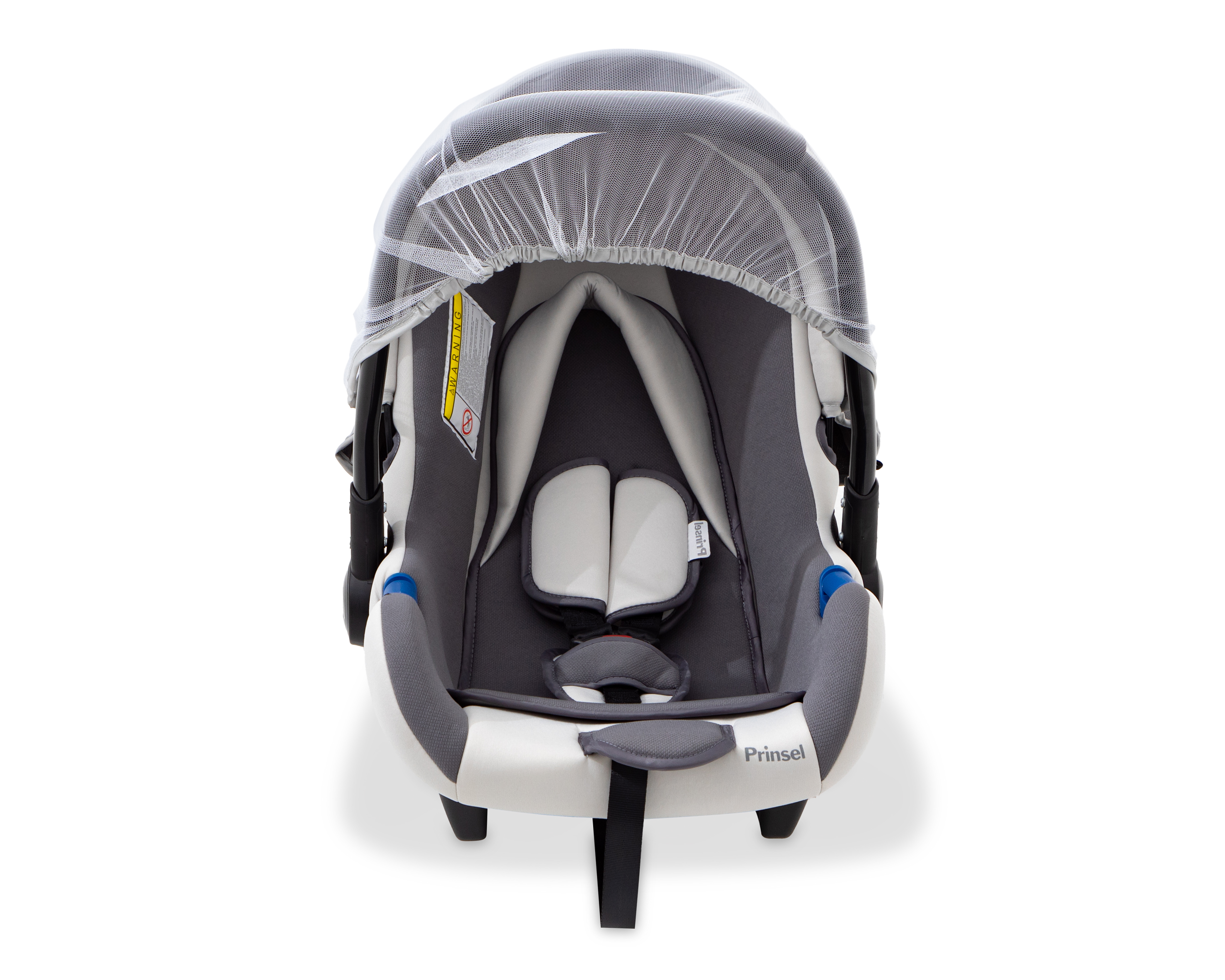 Foto 3 pulgar | Foto 2 | Portabebé Prinsel Basic Black Grey con Mosquitero