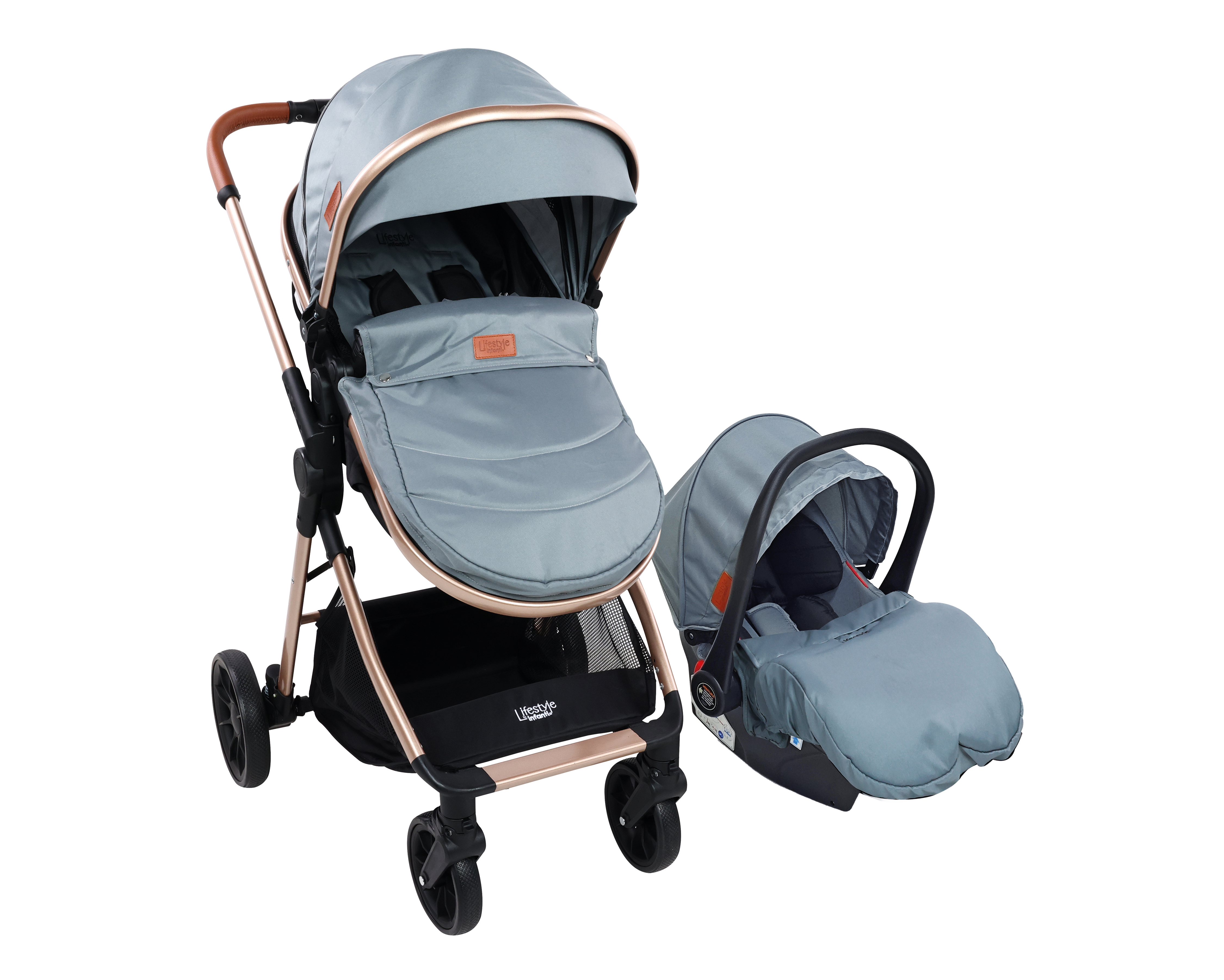 Foto 2 pulgar | Foto 1 | Sistema de Viaje Infanti 4 en 1 Menta