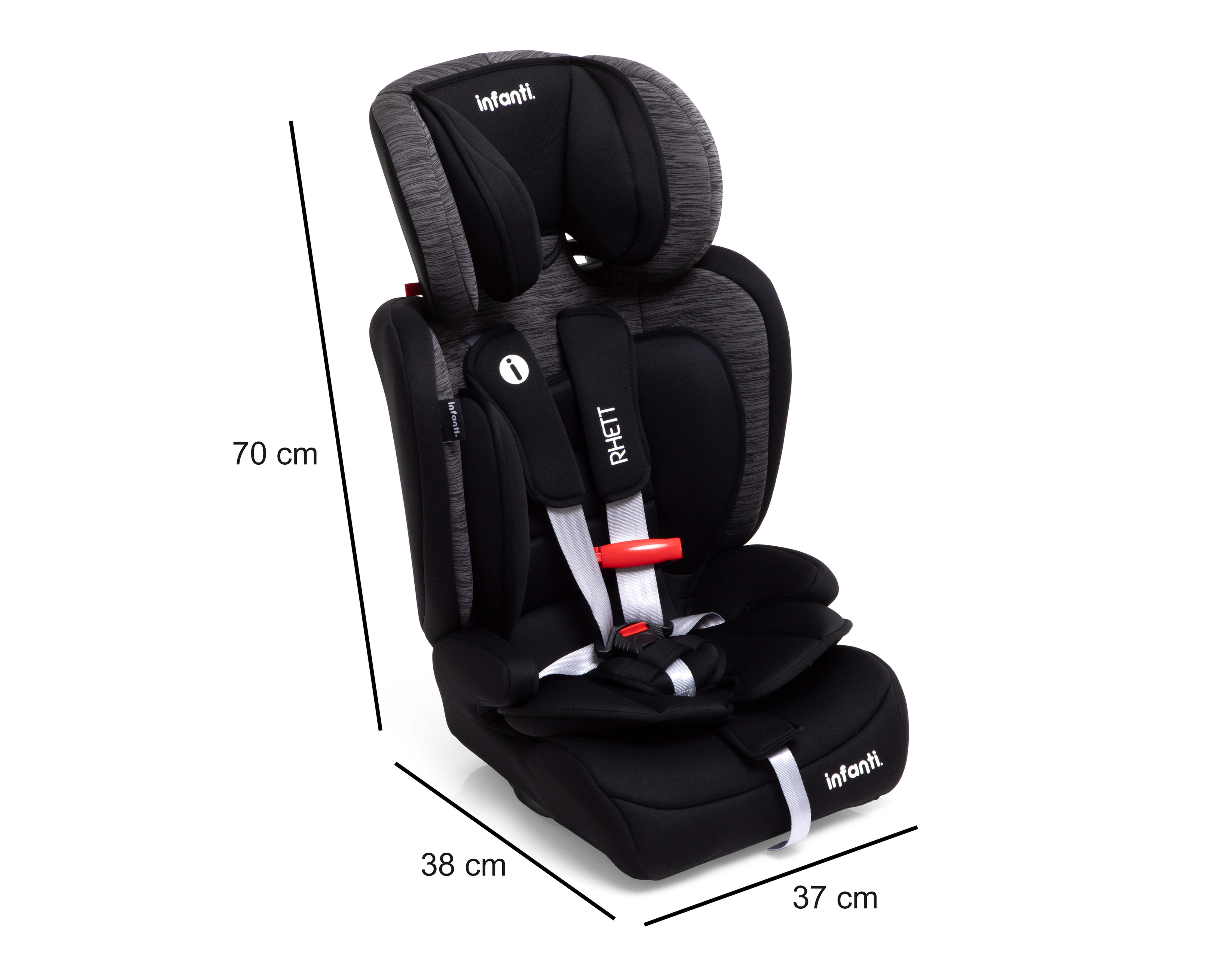 Foto 5 | Foto 6 | Autoasiento Infanti BS05 Negro