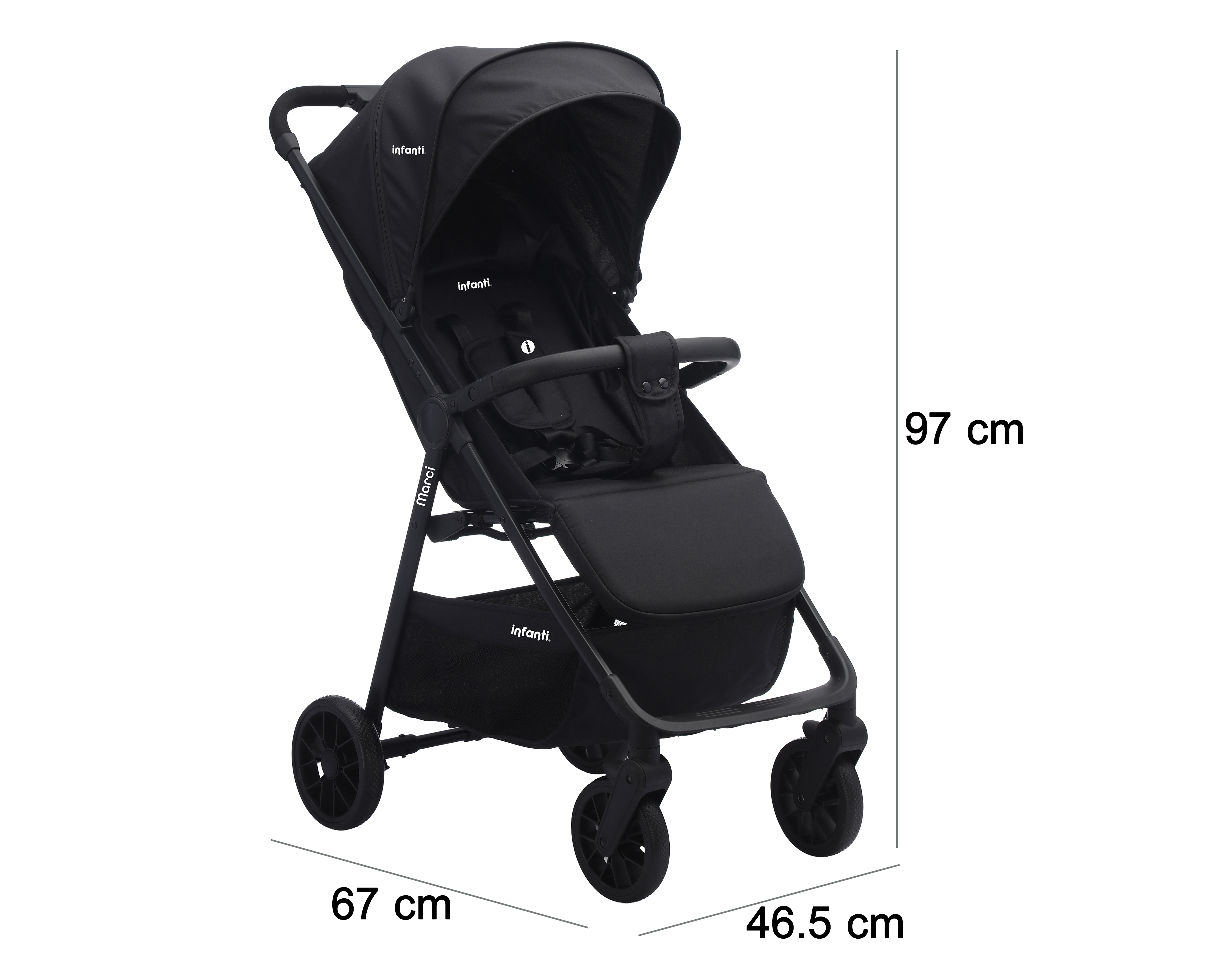 Foto 7 pulgar | Foto 6 | Carriola Infanti Negra