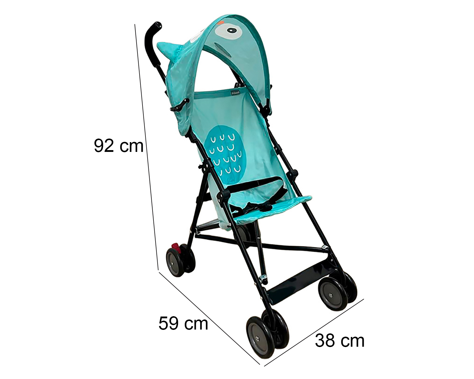 Foto 7 pulgar | Foto 6 | Carriola Prinsel Safari Búho Azul