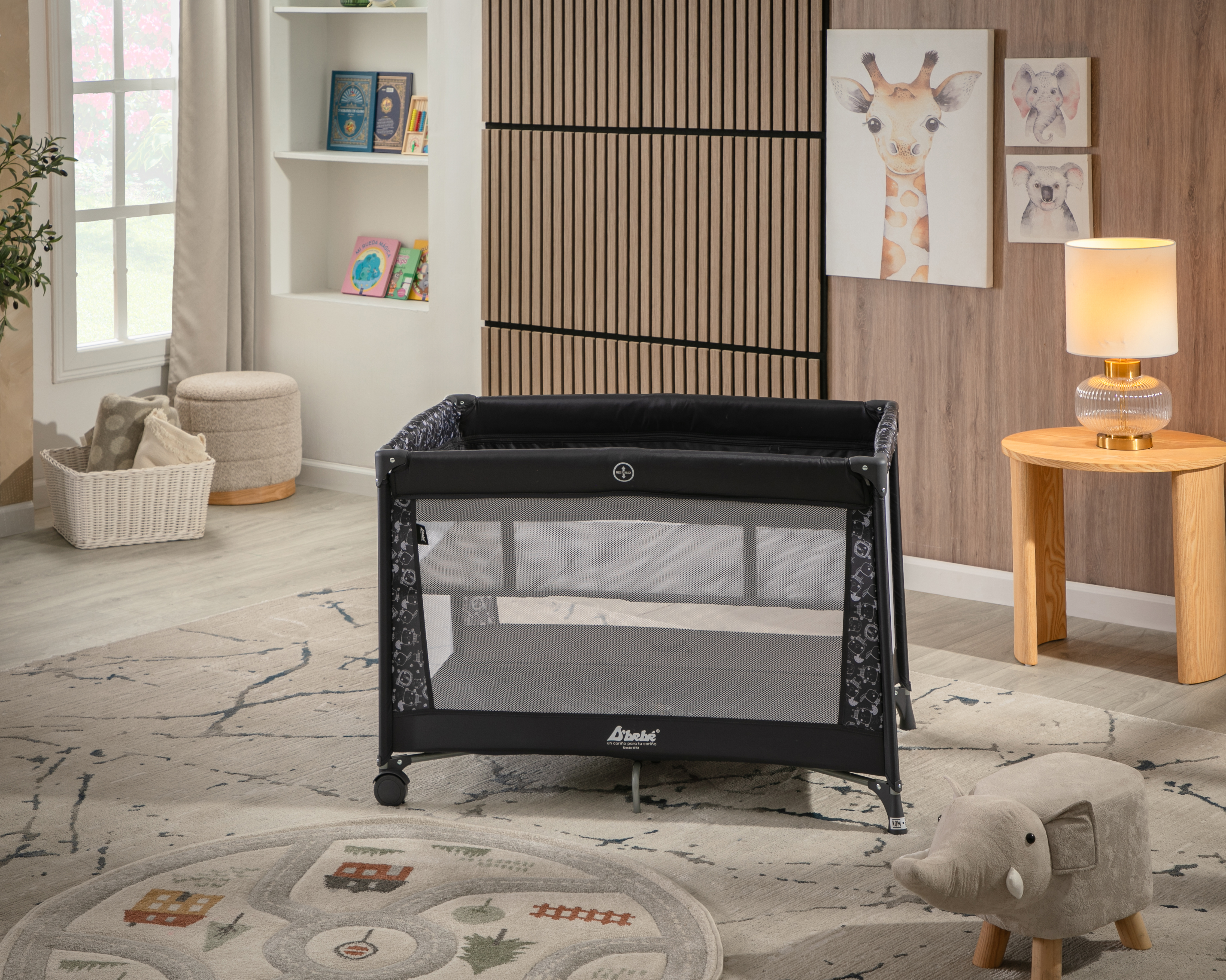 Foto 2 pulgar | Foto 1 | Cuna Viajera D'Bebé Daphne Azul Marino