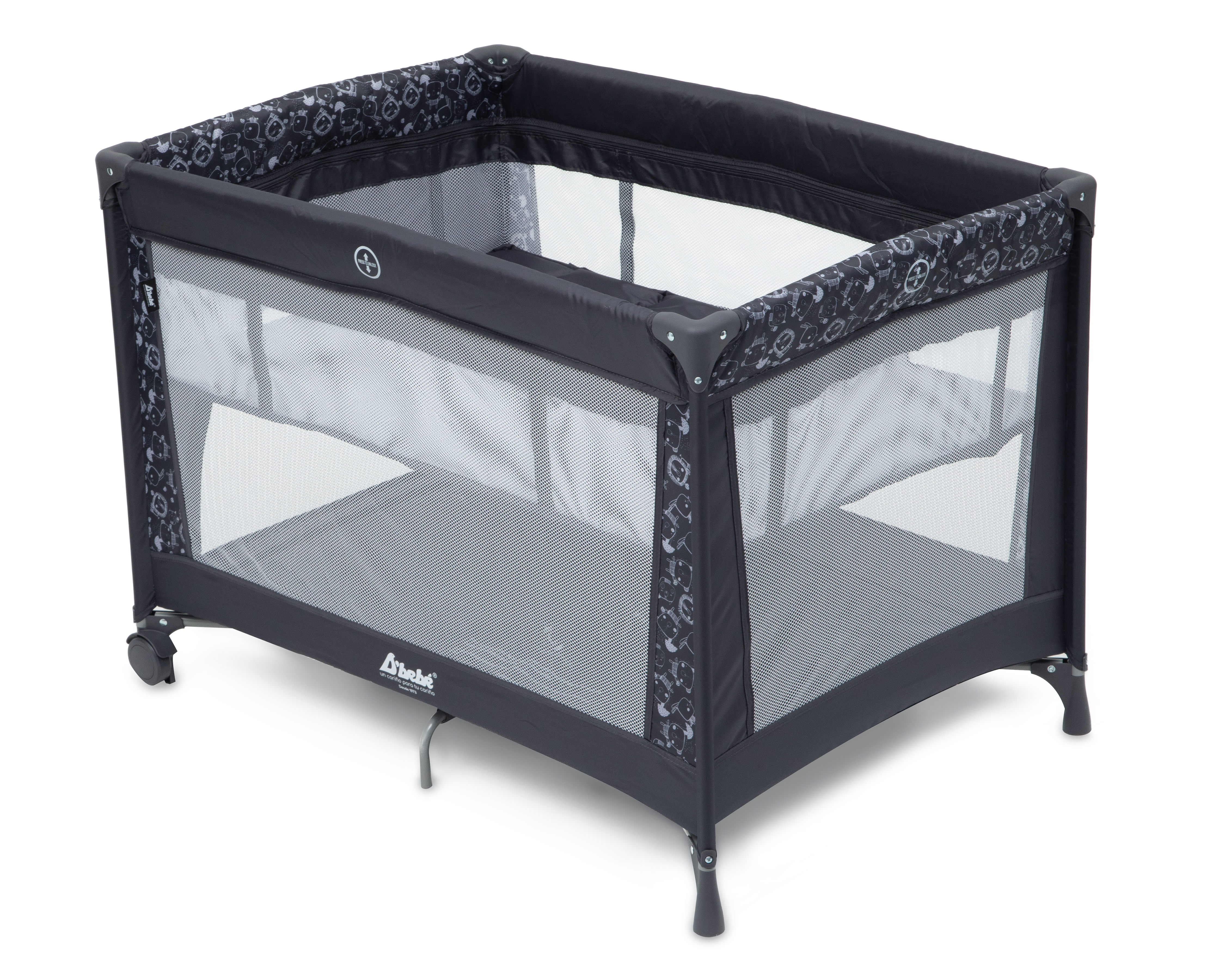 Foto 3 pulgar | Foto 2 | Cuna Viajera D'Bebé Daphne Azul Marino