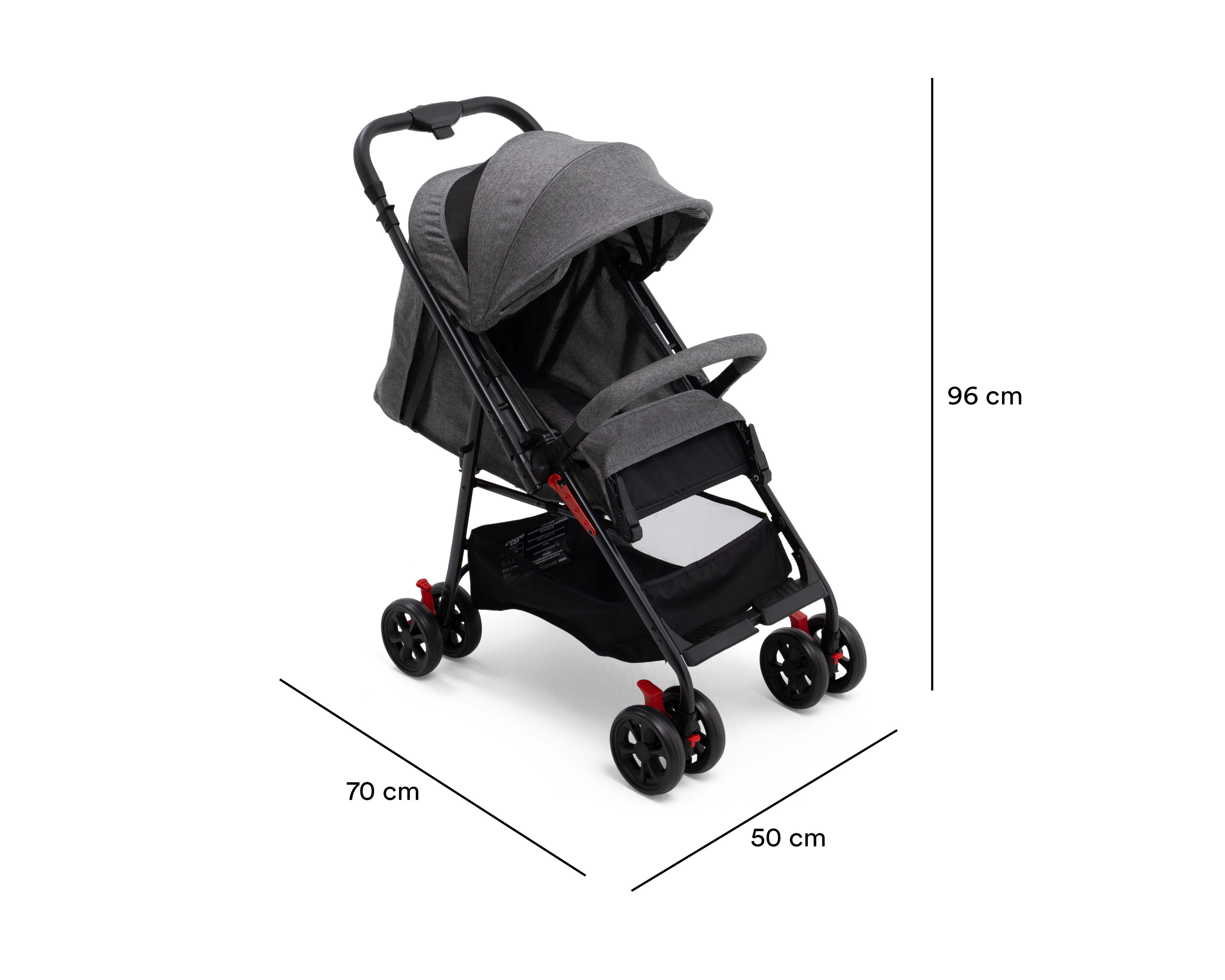 Foto 7 | Foto 7 | Carriola Cosco Reversible Gris