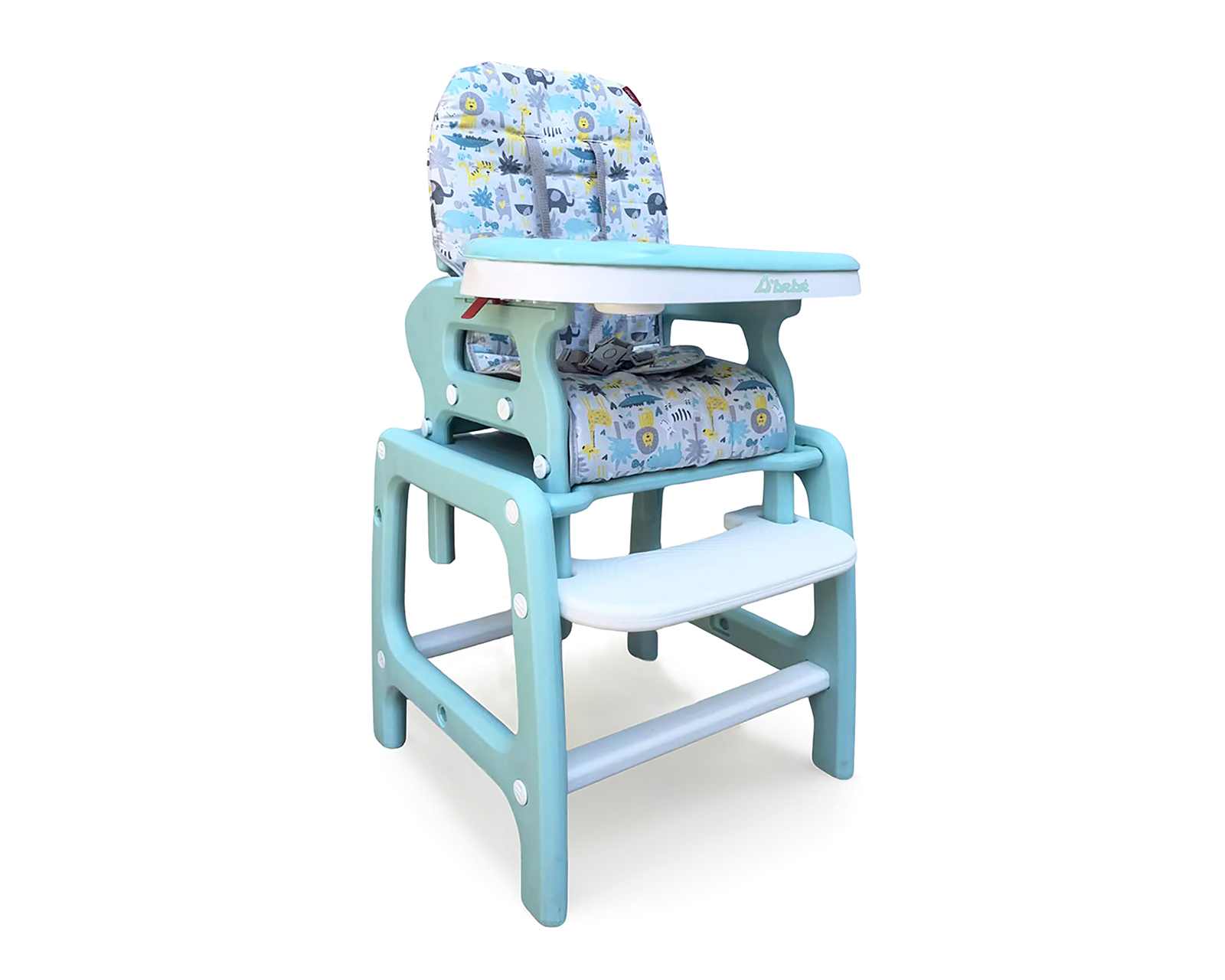 Silla Alta D'Bebé Zoo Eat & Play Azul