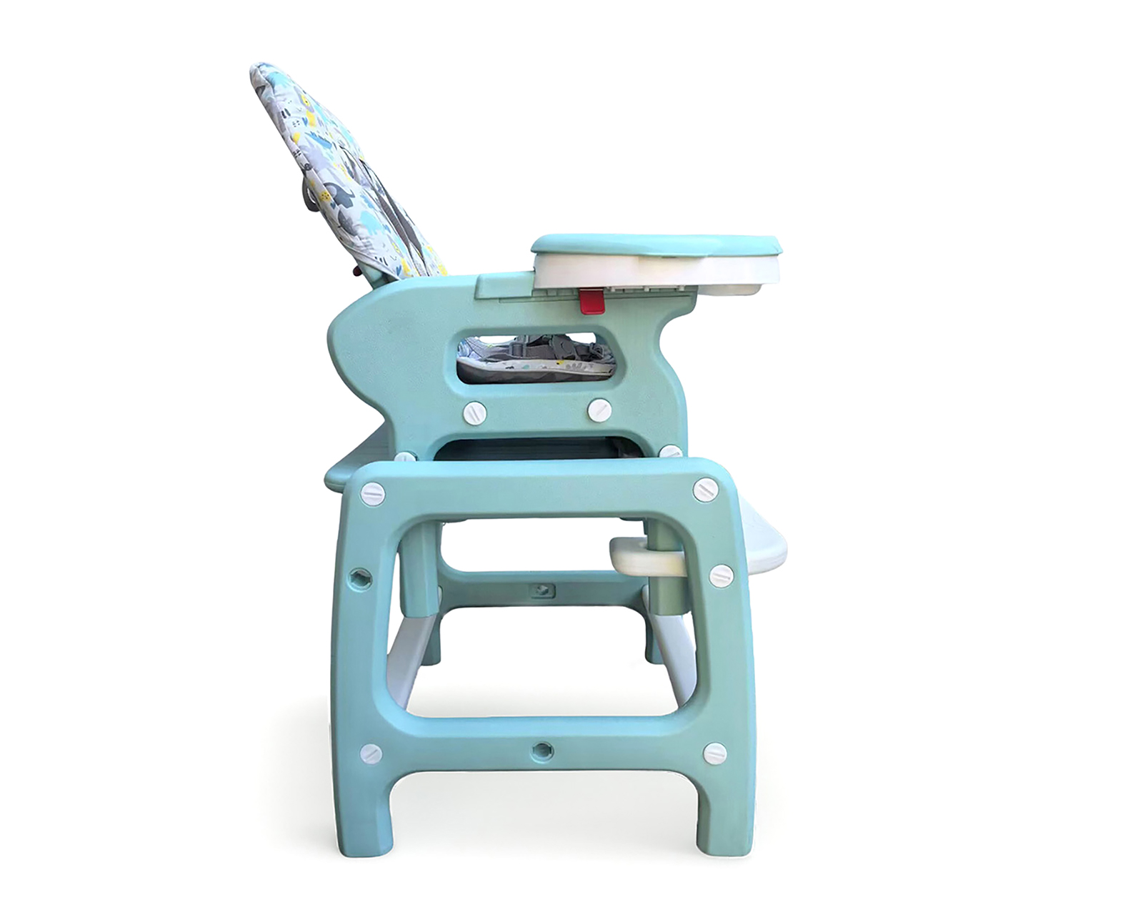 Foto 4 pulgar | Foto 3 | Silla Alta D'Bebé Zoo Eat & Play Azul