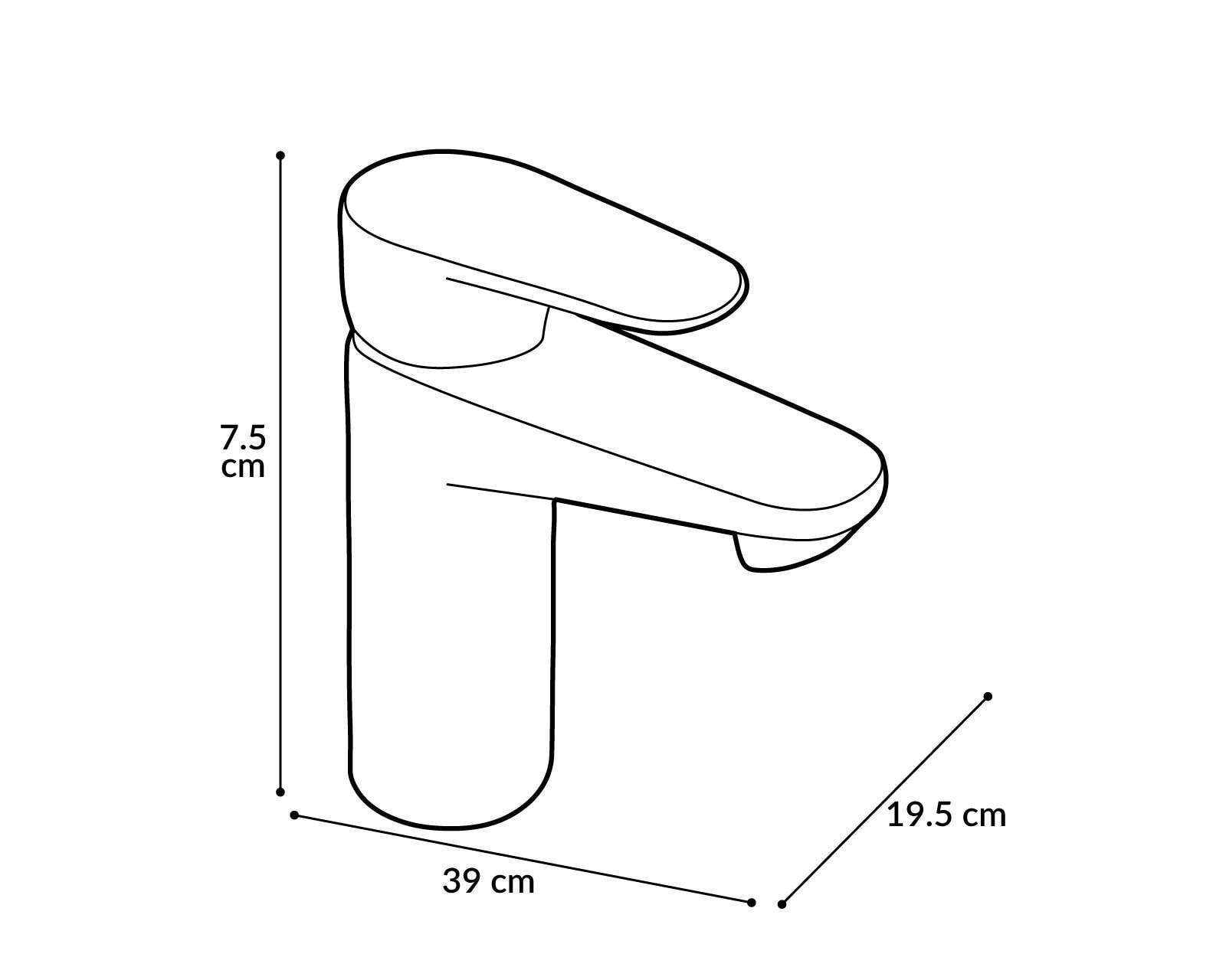 Foto 5 pulgar | Foto 4 | Monomando para Lavabo E-929 Helvex