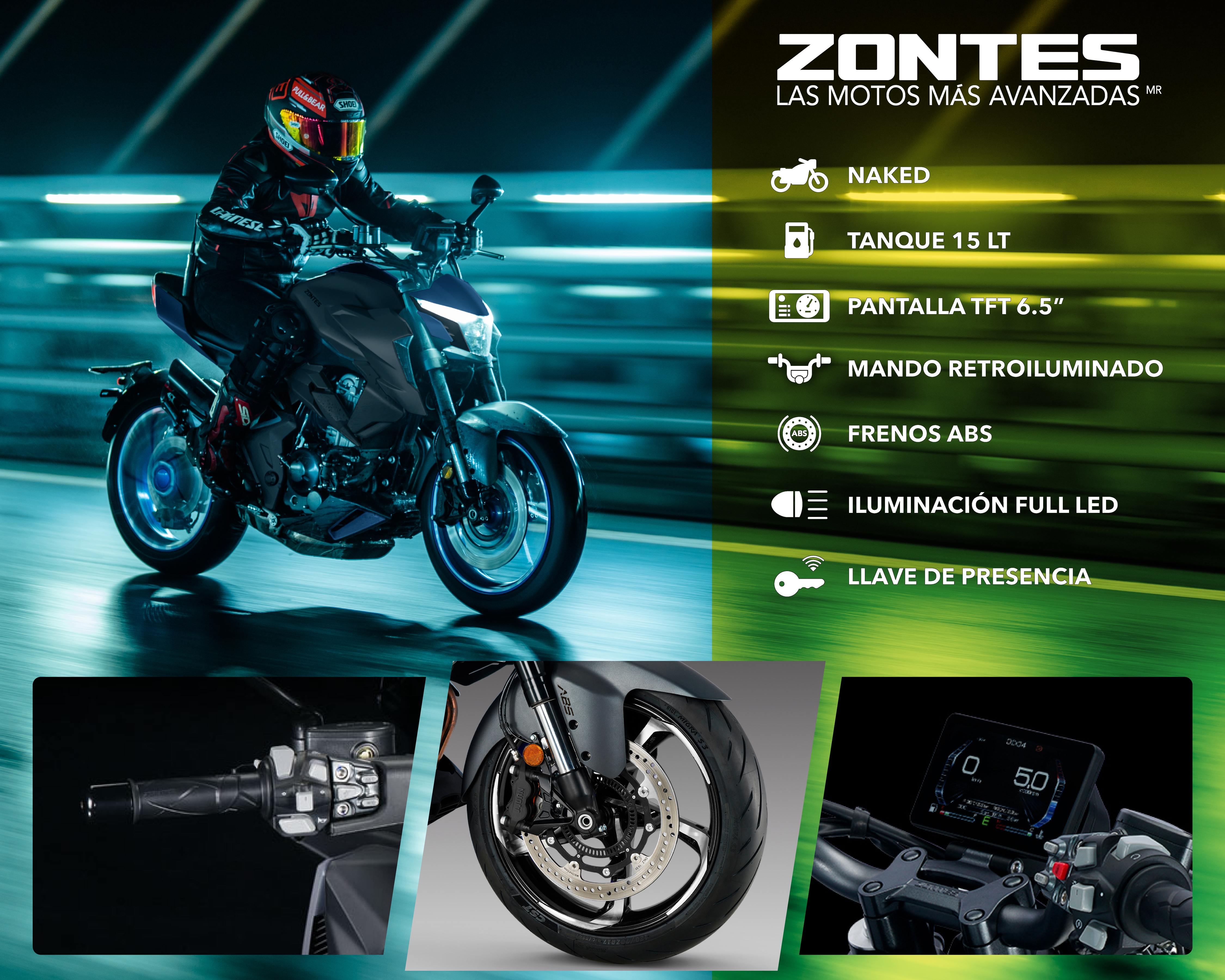 Foto 9 pulgar | Foto 8 | Motocicleta Zontes R1 350 cc 2025