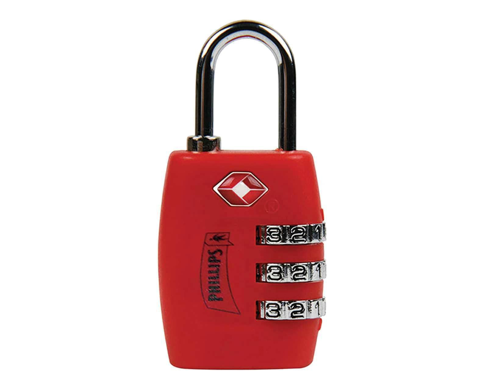 Foto 1 | Foto 1 | Candado Phillips Maletero Combin Rojo