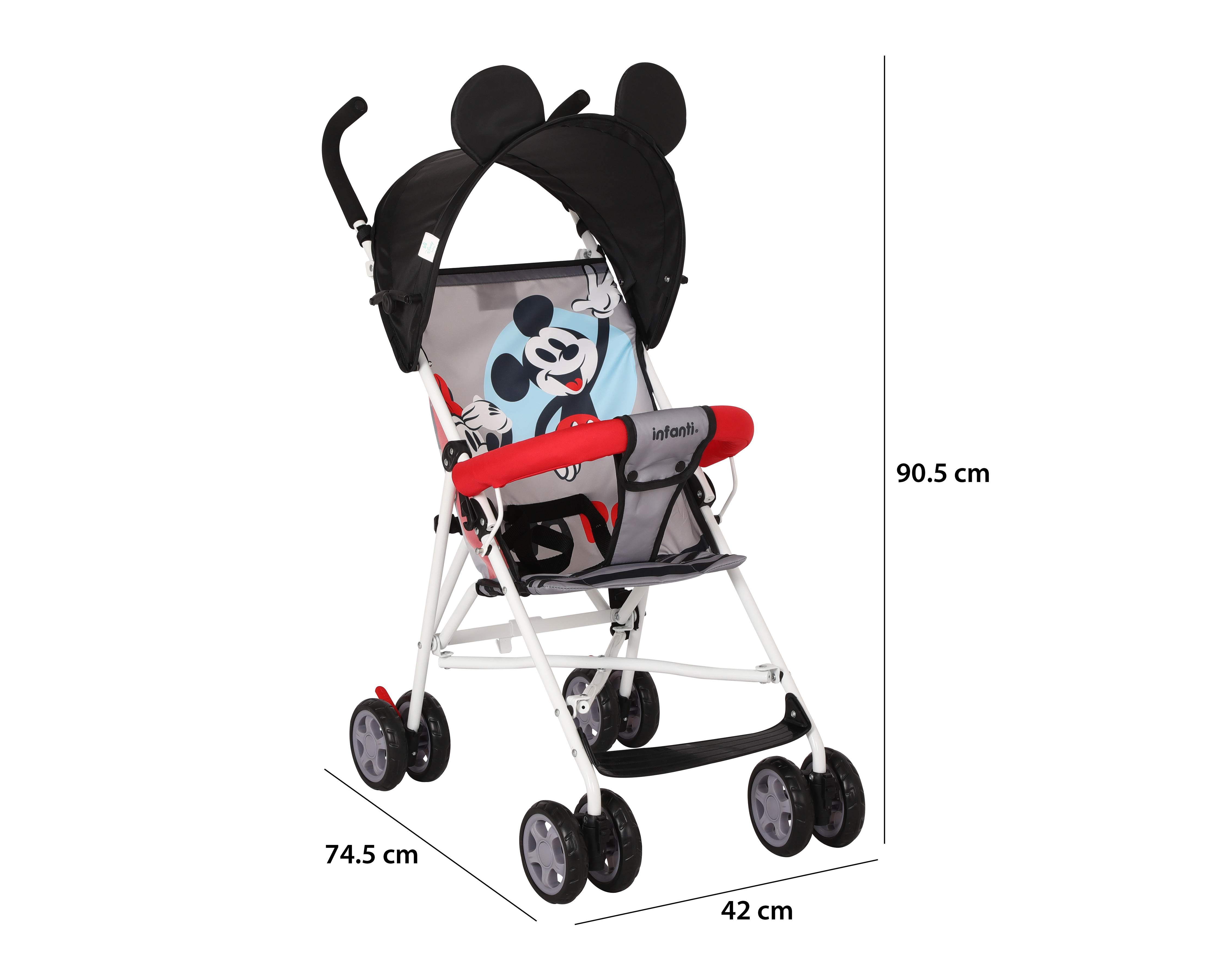 Foto 6 | Foto 6 | Carriola Infanti Disney Mickey Mouse Multicolor