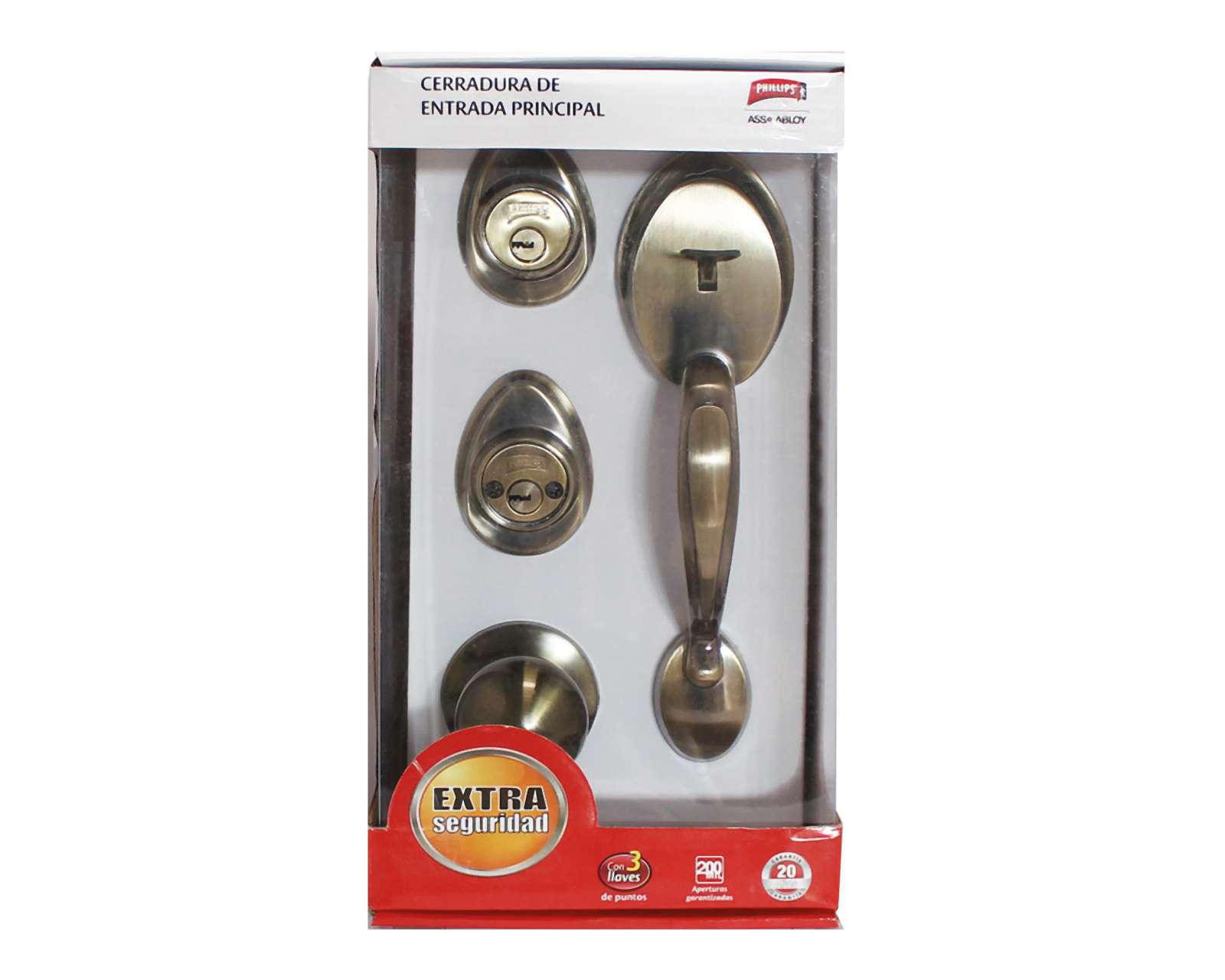 Foto 5 | Foto 5 | Cerradura Phillips para Puerta Principal Venecia