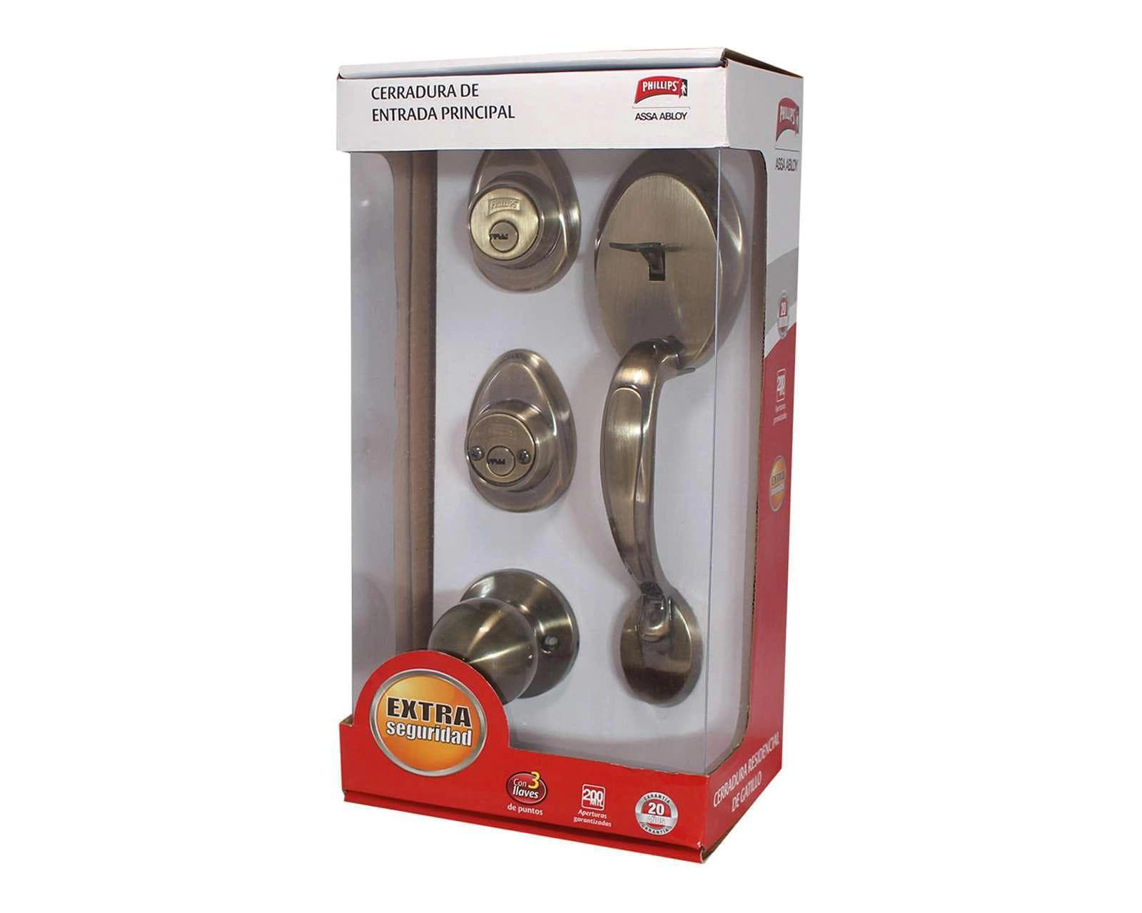 Foto 6 | Foto 6 | Cerradura Phillips para Puerta Principal Venecia