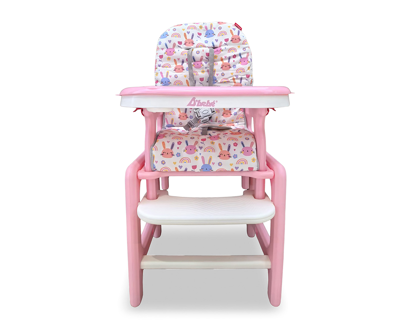 Foto 2 | Foto 2 | Silla Alta D'Bebé Girl Rosa