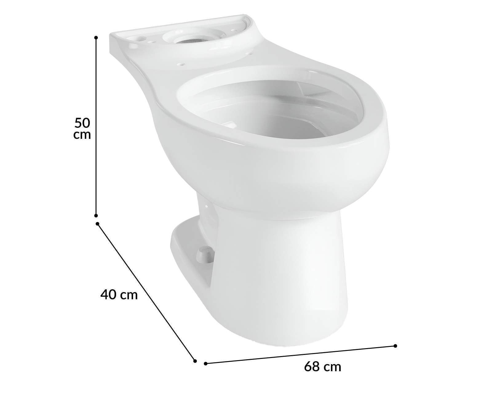Foto 4 pulgar | Foto 3 | Taza para Sanitario de Cerámica Helvex Option Porcelanizado