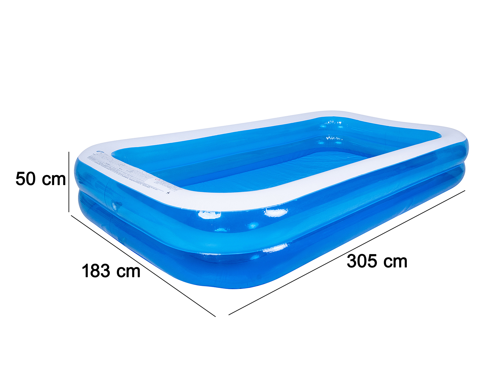 Foto 9 | Foto 9 | Alberca Inflable Rectangular Sunclub 1075 Litros 305 x 183 x 50 cm