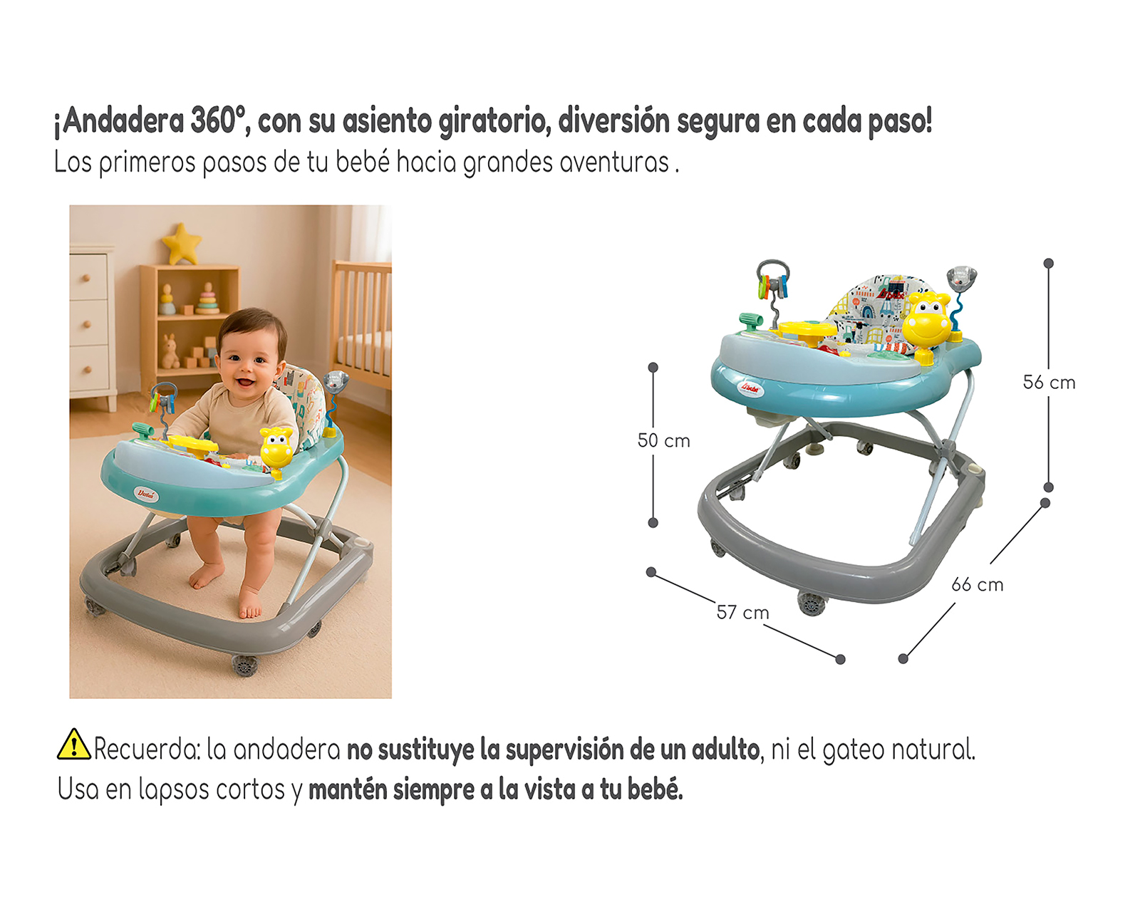 Foto 6 | Foto 6 | Andadera D'Bebé Drive Plus