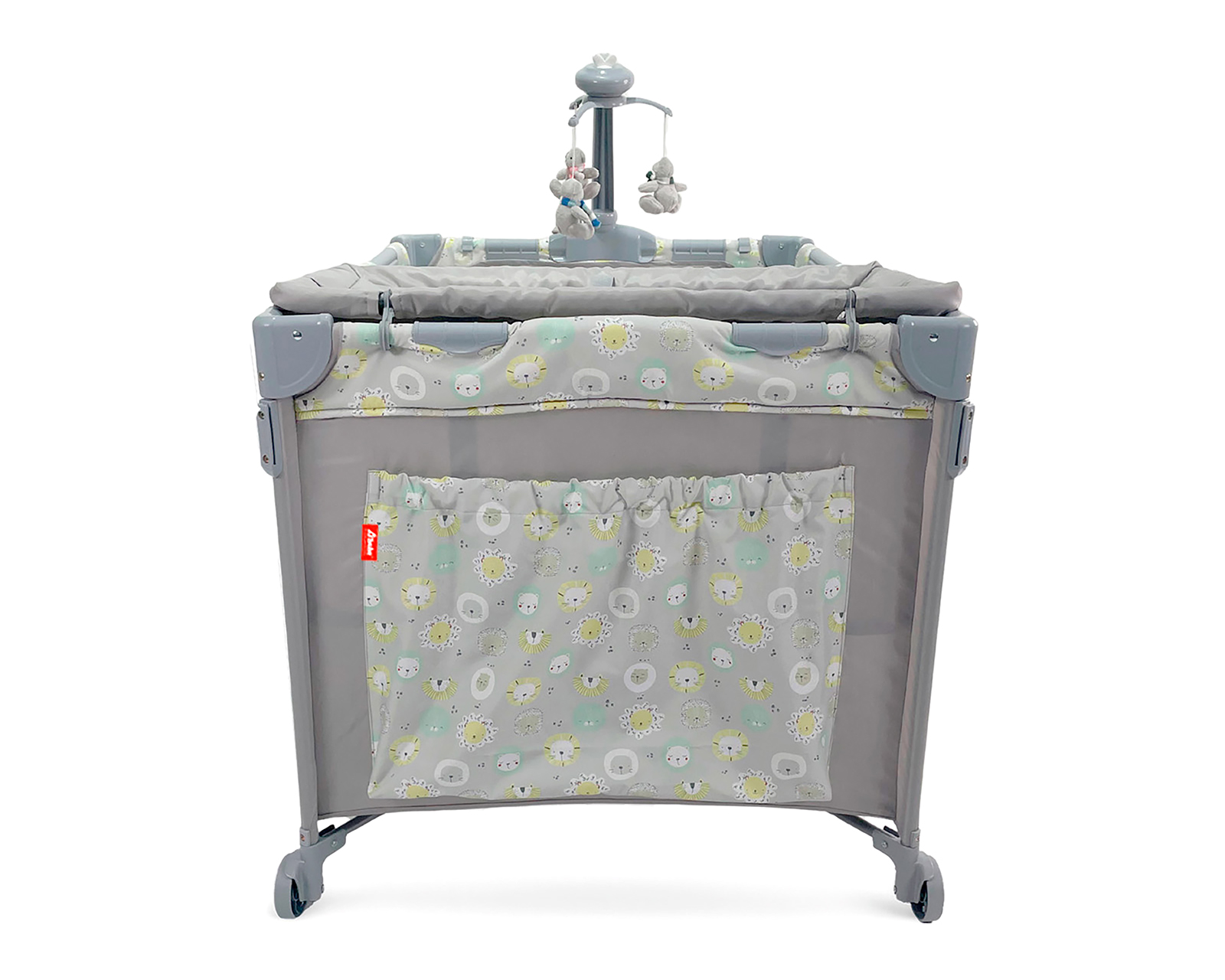 Foto 4 | Foto 4 | Cuna Viajera D'Bebé Happy Jungle Gris