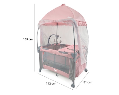 Foto 7 | Foto 7 | Cuna Viajera D'bebé Pinky Dreams Rosa