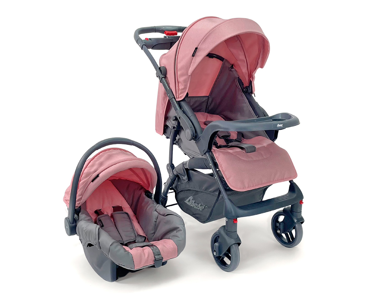 Foto 1 | Foto 1 | Sistema de Viaje D'Bebé Pinky Go Reversible Rosa