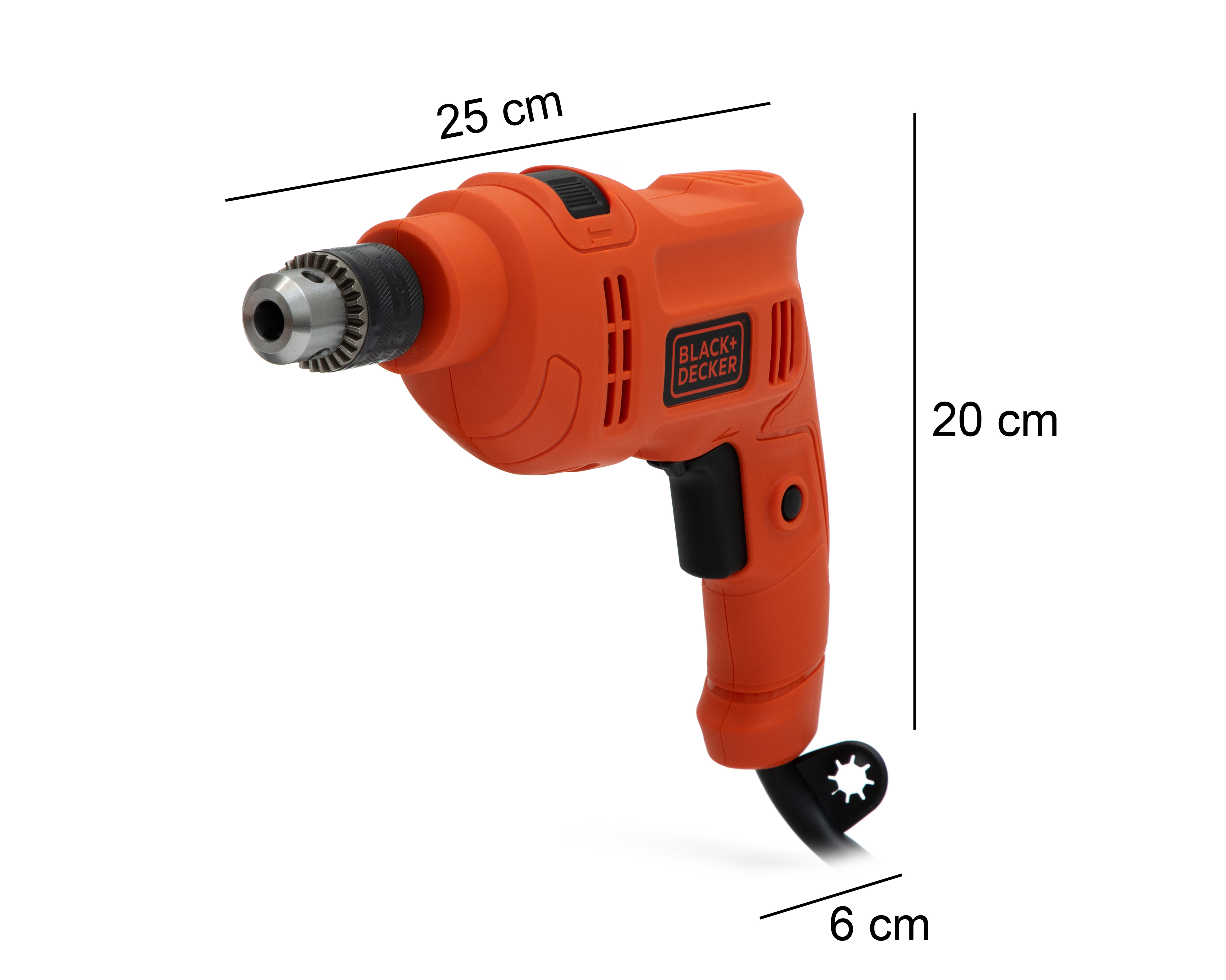 Foto 5 | Foto 5 | Taladro Percutor Black+Decker BED710450-B3 450 W con Botón de Bloqueo