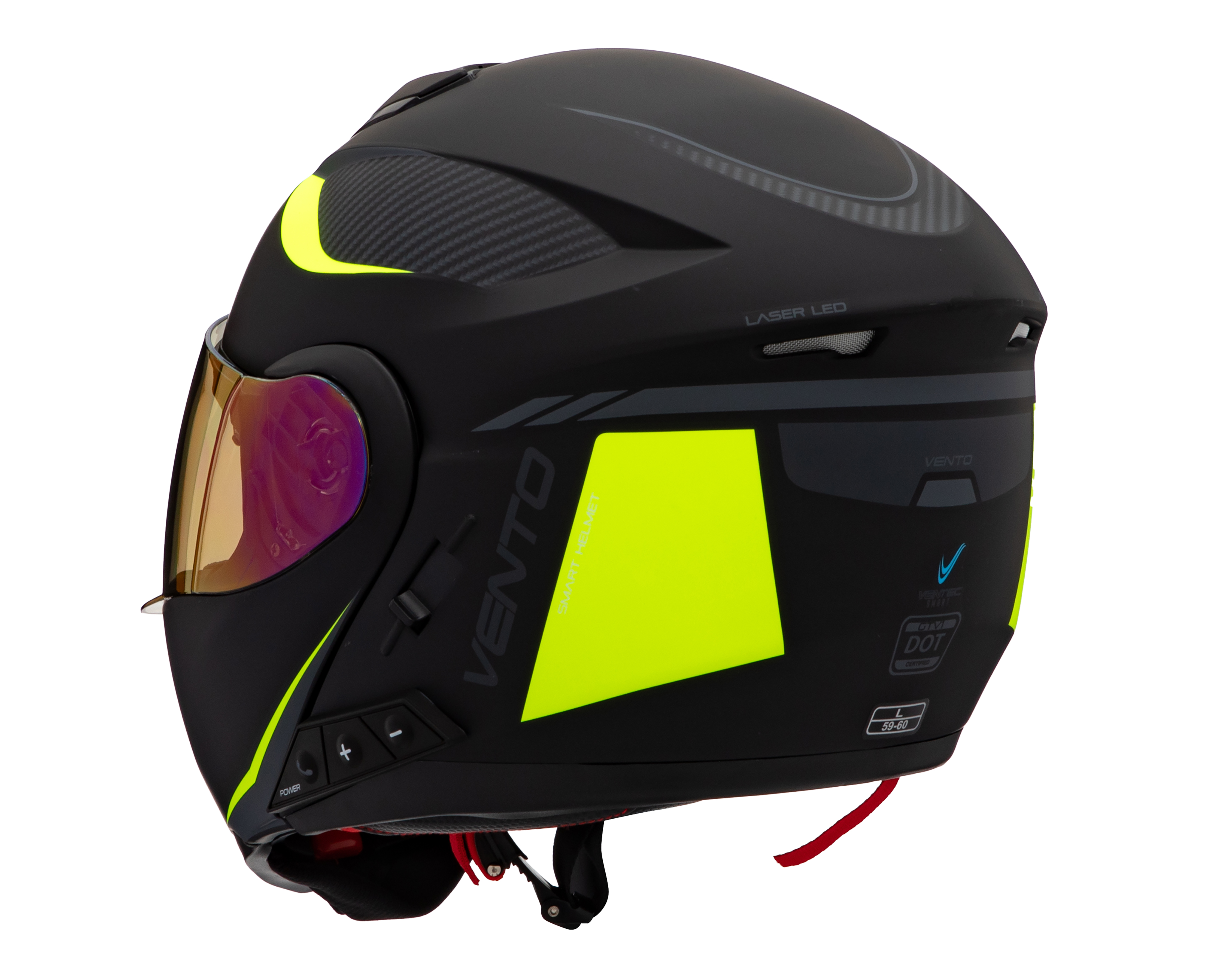 Foto 4 | Foto 4 | Casco para Motociclista Vento GTV Grande Abatible