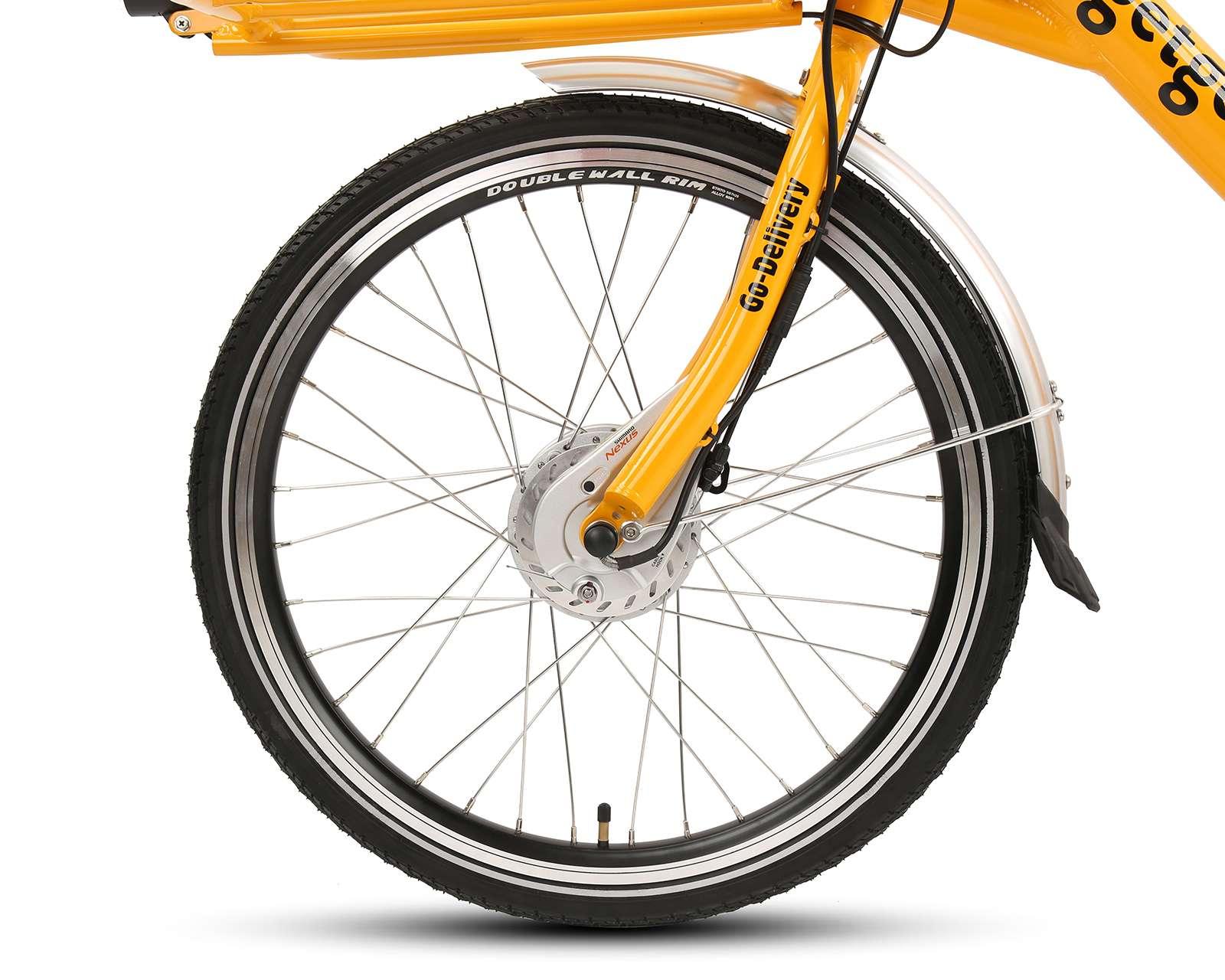 Foto 8 pulgar | Foto 7 | Bicicleta Eléctrica Getgo Go Delivery 24" Amarilla